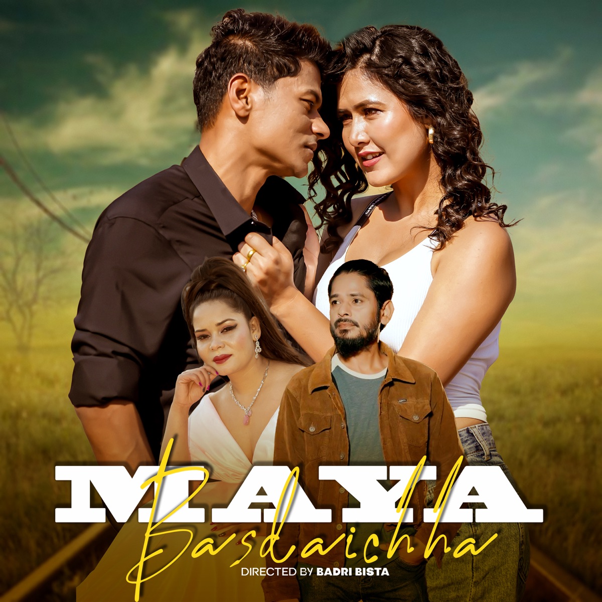 Maya Basdaichha (feat. Bina Raut) - Single by Badri Bista, Nabin Rawal & Sudha Ratna album cover