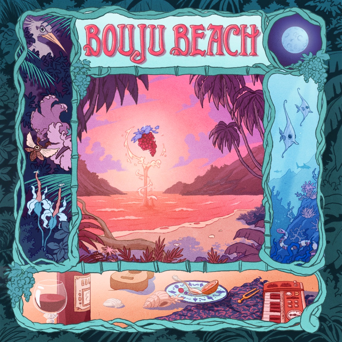 Bouju Beach - EP by Casiio & ØDYSSEE album cover