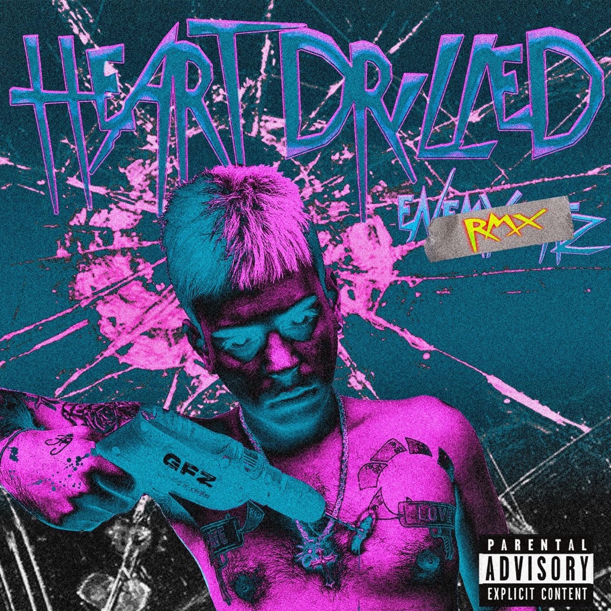 HEART DRILLED EP RMX by Enemy_gfz album cover