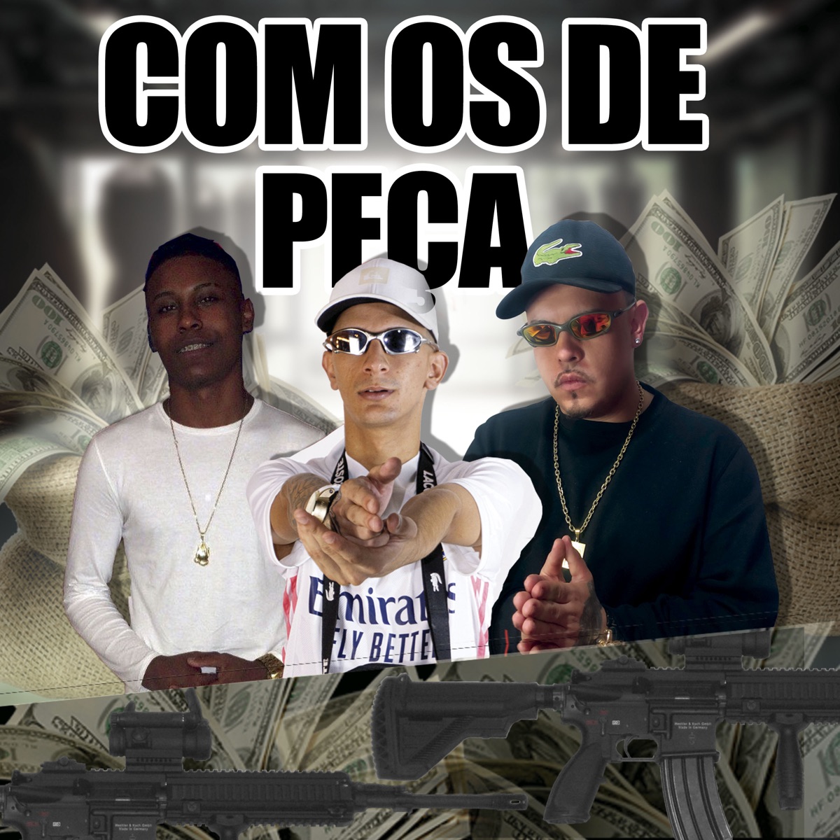 Com os de Peça - Single by Mc THZ, MC Neguin WS & DJ Neeh album cover