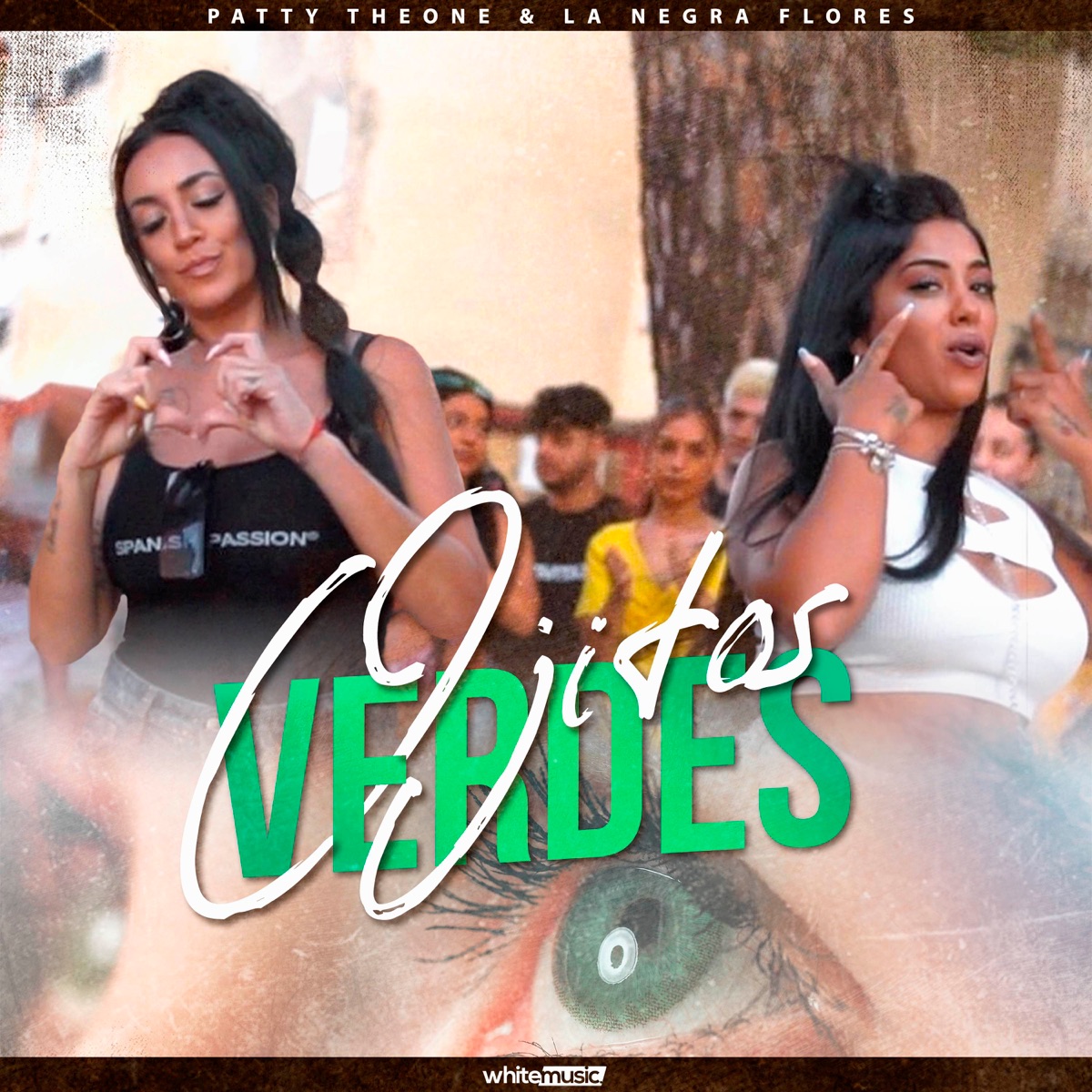 Ojitos Verdes - Single by Patty Theone, Jart & La Negra Flores album cover