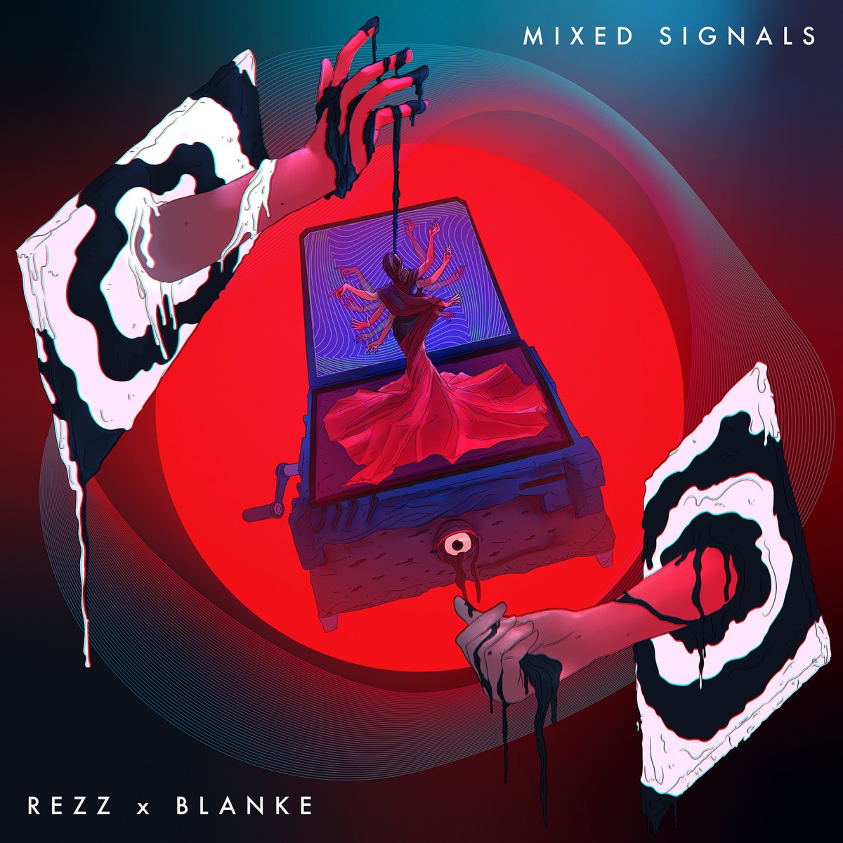 Mixed Signals - Single by Rezz & Blanke album cover
