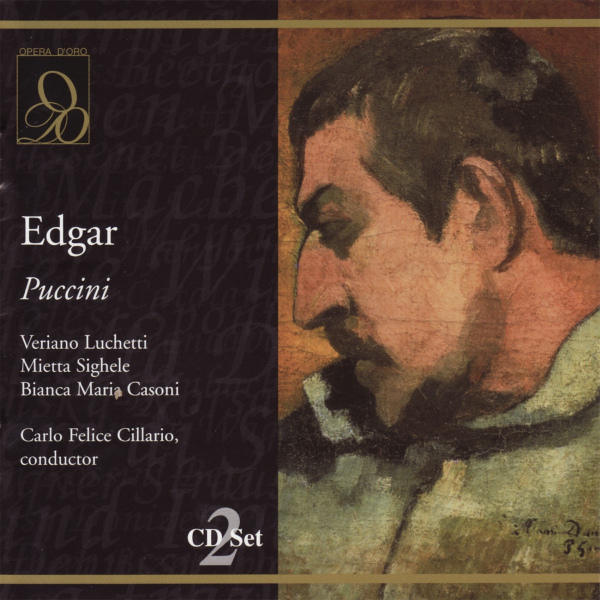 Puccini: Edgar (Live) by Veriano Luchetti, Mietta Sighele, Bianca Maria Casoni, Renzo Scorsoni, Alfredo Colella, RAI Symphony Orchestra, Turin, RAI Symphony Chorus, Turin & Carlo Felice Cillario album cover