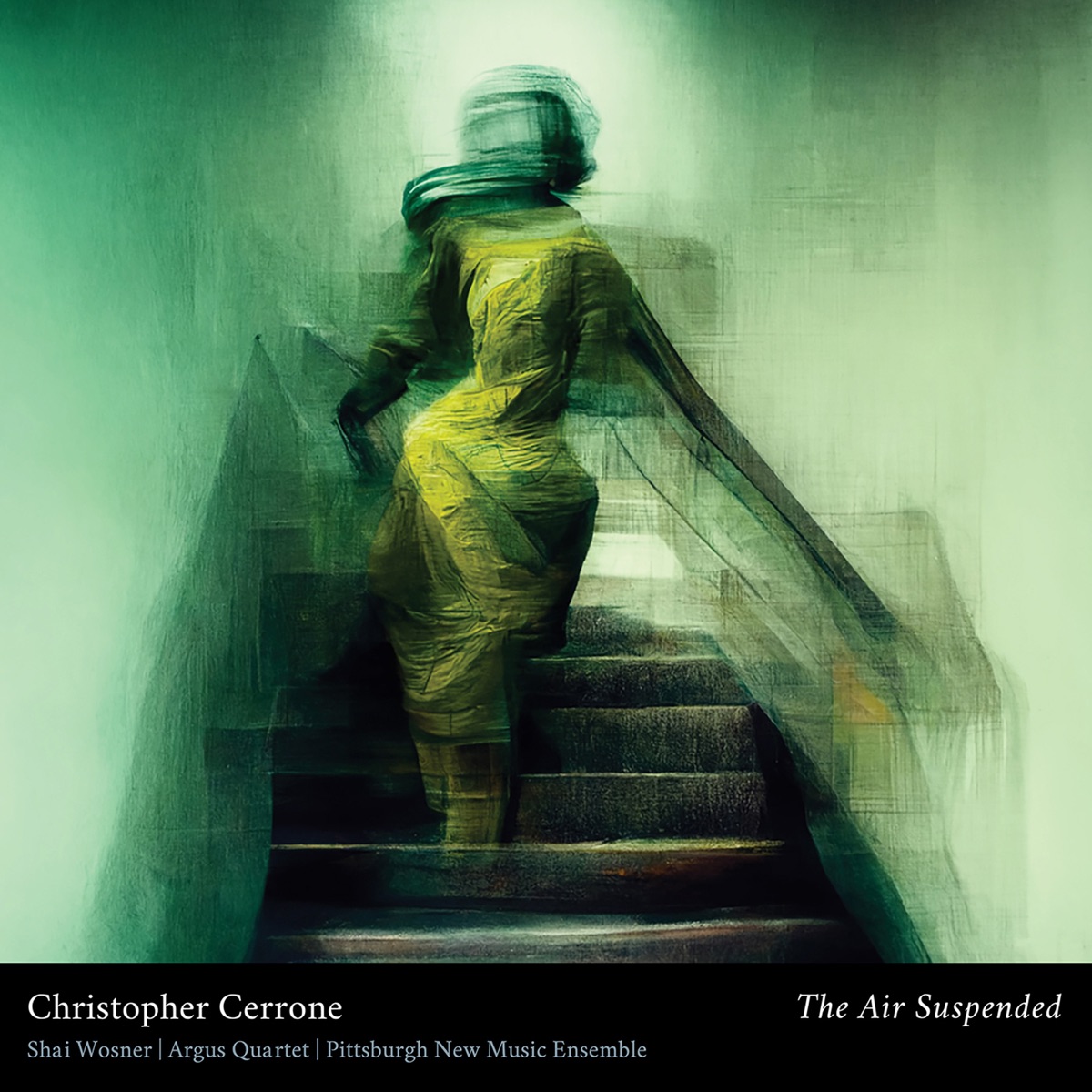 Christopher Cerrone: The Air Suspended & Why Was I Born Between Mirrors? - EP by Shai Wosner, Patrick Swoboda & Pittsburgh New Music Ensemble album cover