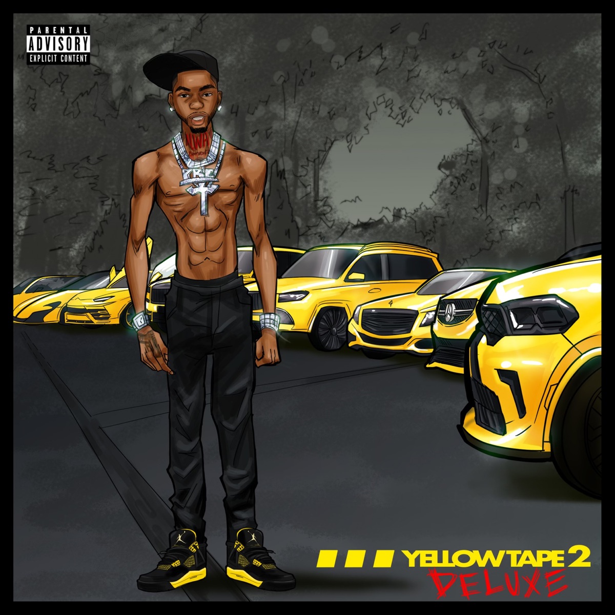 Yellow Tape 2 (Deluxe) by Key Glock album cover