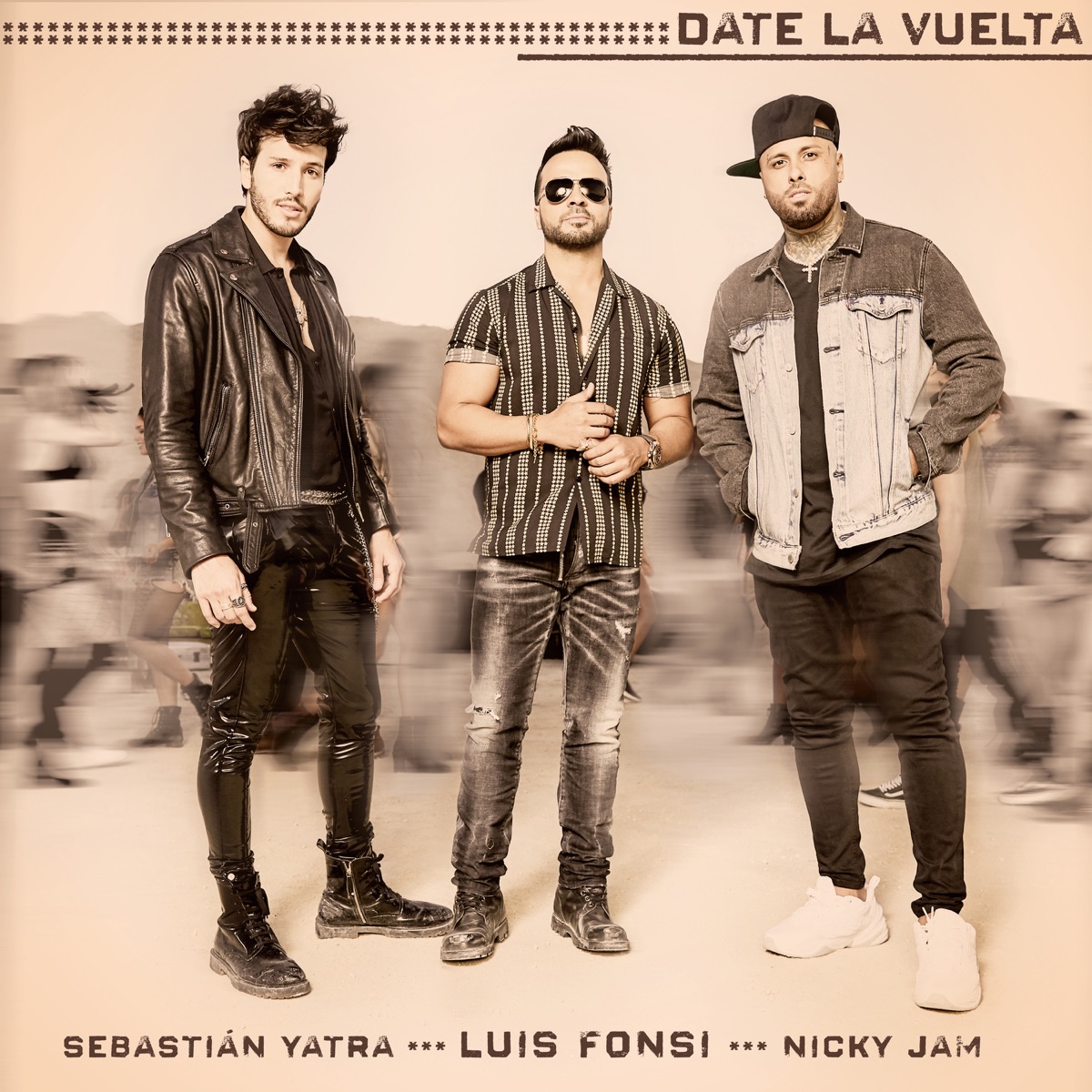 Date La Vuelta - Single by Luis Fonsi, Sebastián Yatra & Nicky Jam album cover