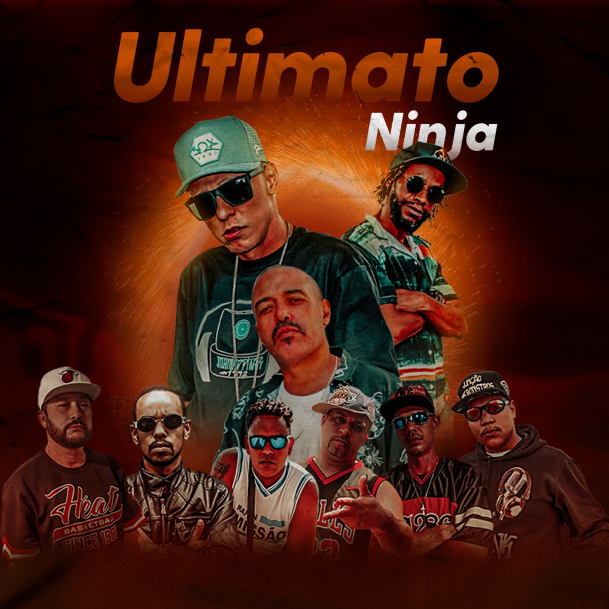 Ultimato Ninja (feat. Kalex One, Mano Nk, TRIUNFO RAP NACIONAL, SÓNOIS, Mano Leo, PRETUTE_ATITUDE & Mano M) - Single by Função RHK album cover