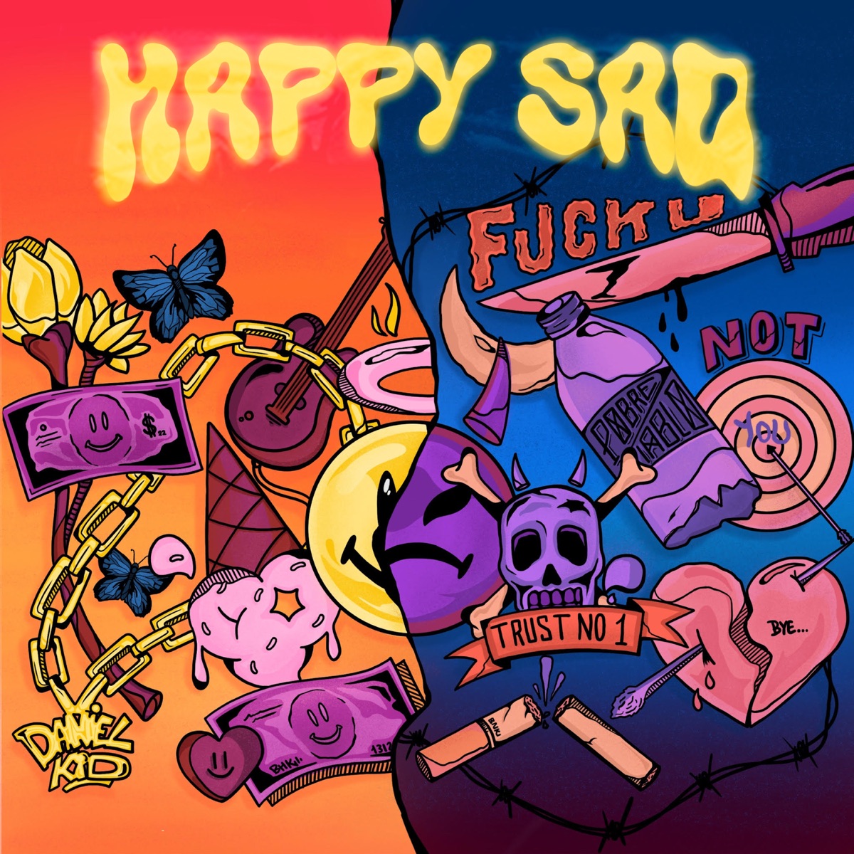 HAPPYSAD by Pobre Diablo & Daniel Kid album cover