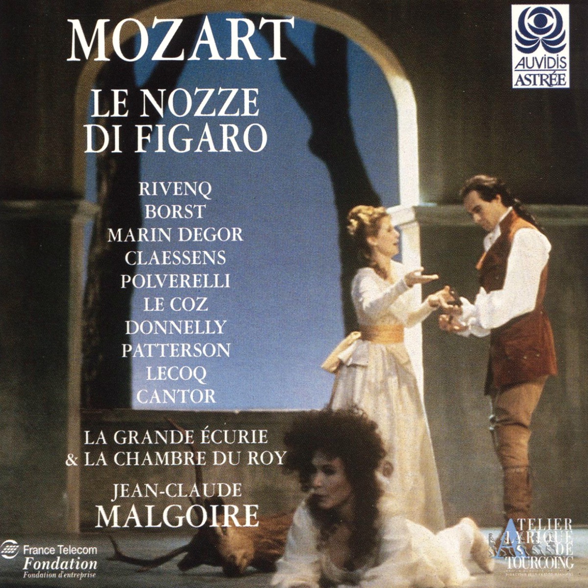 Mozart: Le nozze di Figaro by Sophie Marin Degor, Hubert Claessens, Patrick Donnelly, Jean-Claude Malgoire & La Grande Écurie et la Chambre du Roy album cover