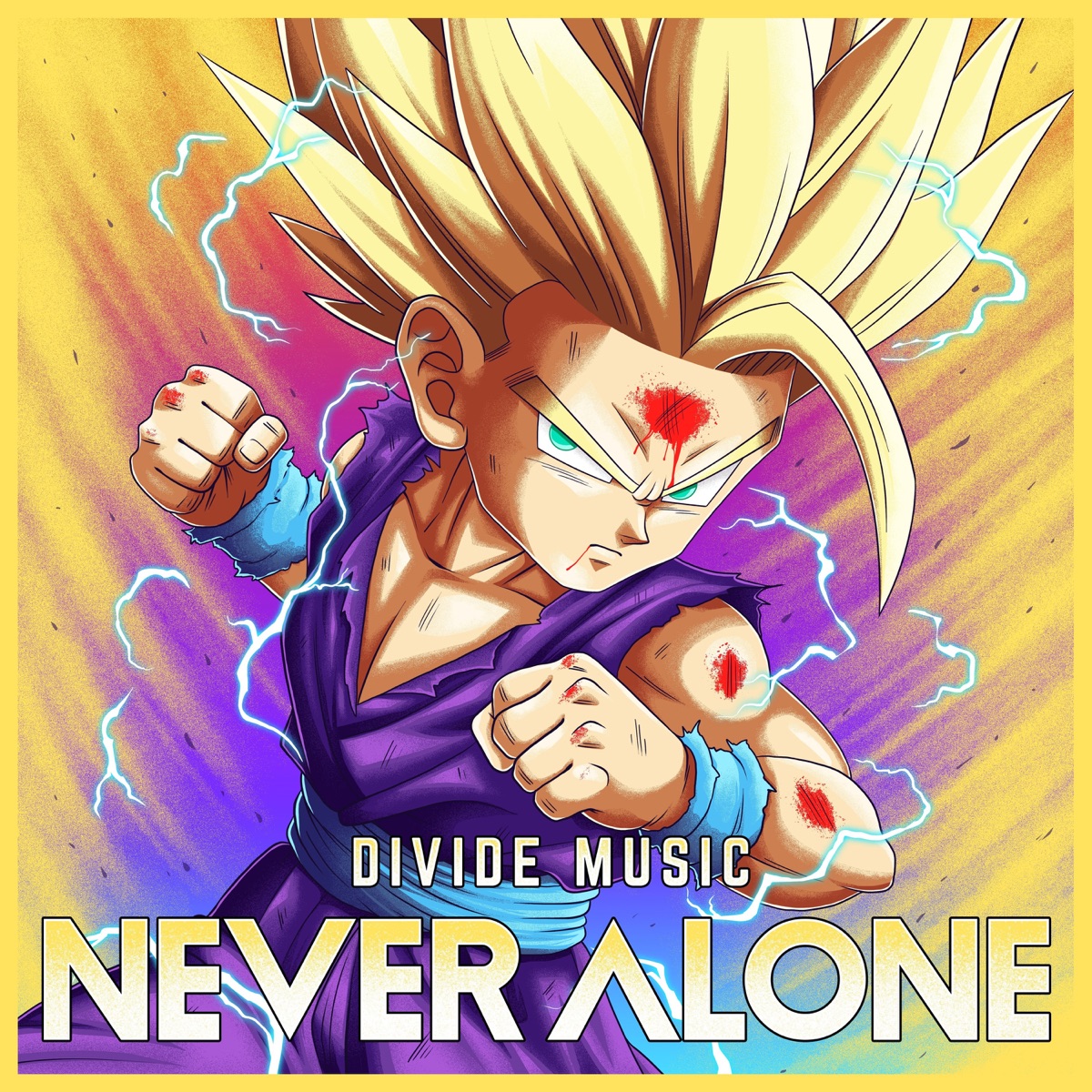 Never Alone - Single by Divide Music album cover