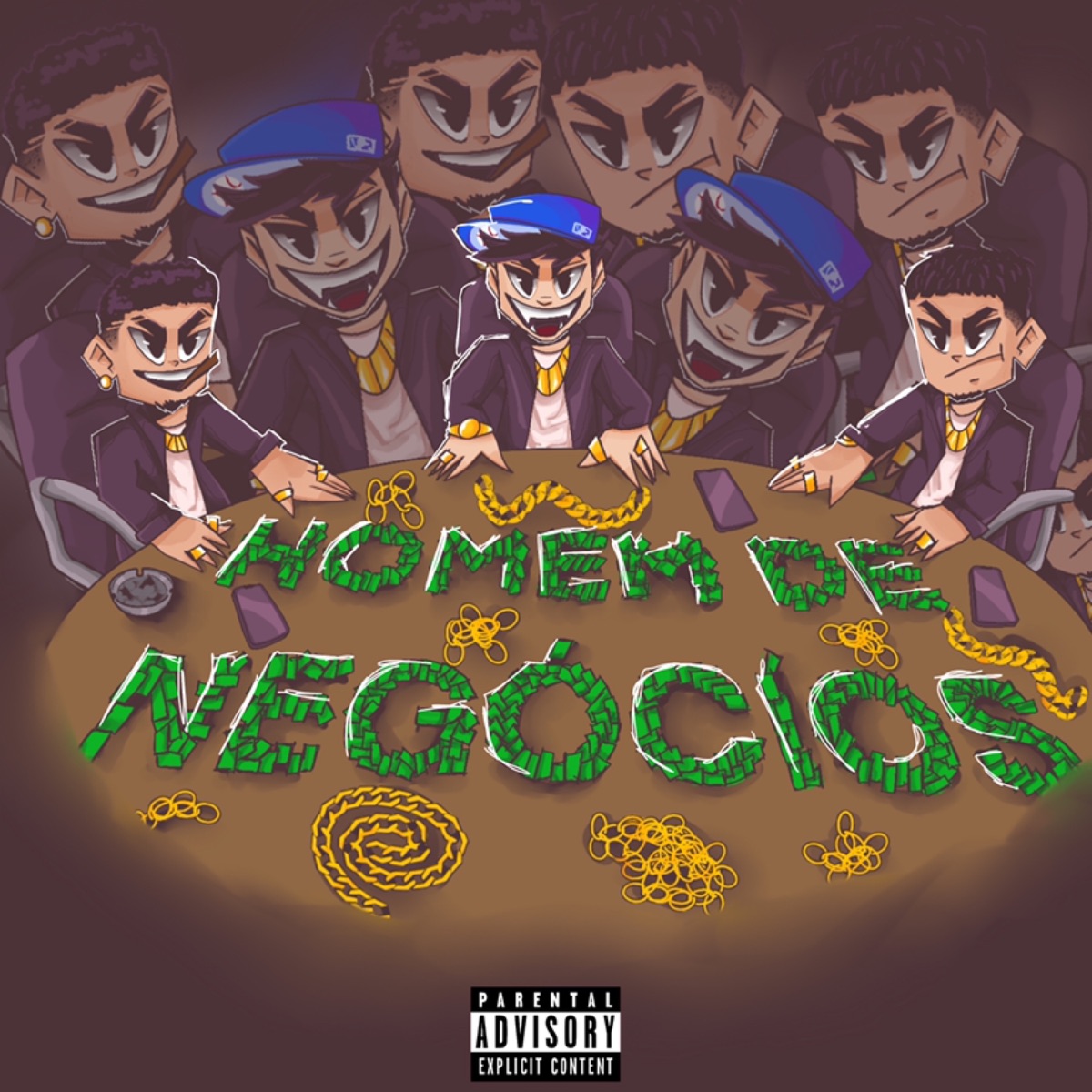 Homens de Negócios (feat. Montecristo) - Single by Aklipe44, 4LIFE Collective & Ryxn Pablo album cover