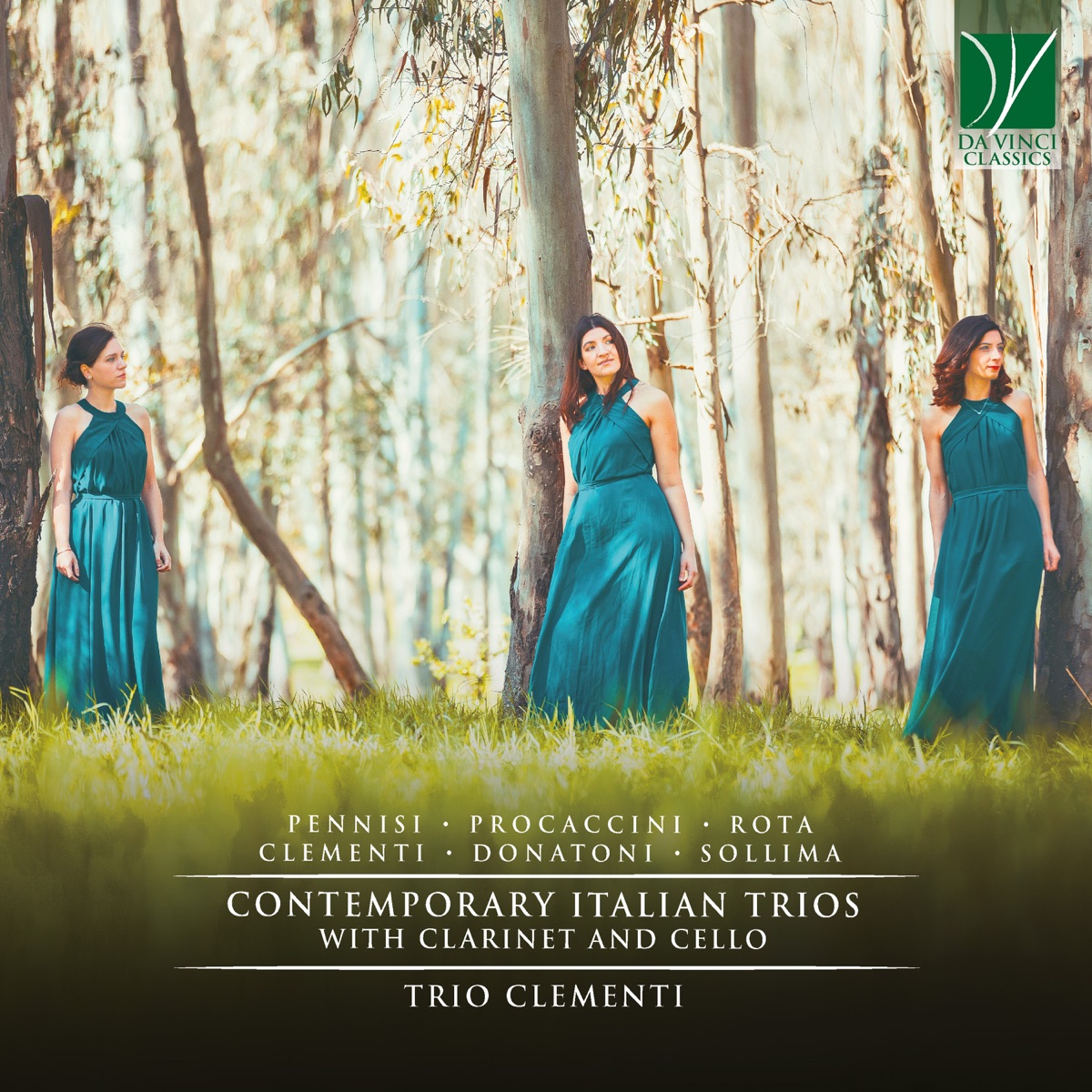 Pennisi, Procaccini, Rota, Clementi, Donatoni, Sollima: Contemporary Italian Trios with Clarinet and Cello by Vanessa Grasso, Chiara D'Aparo, Giulia Russo & Trio Clementi album cover