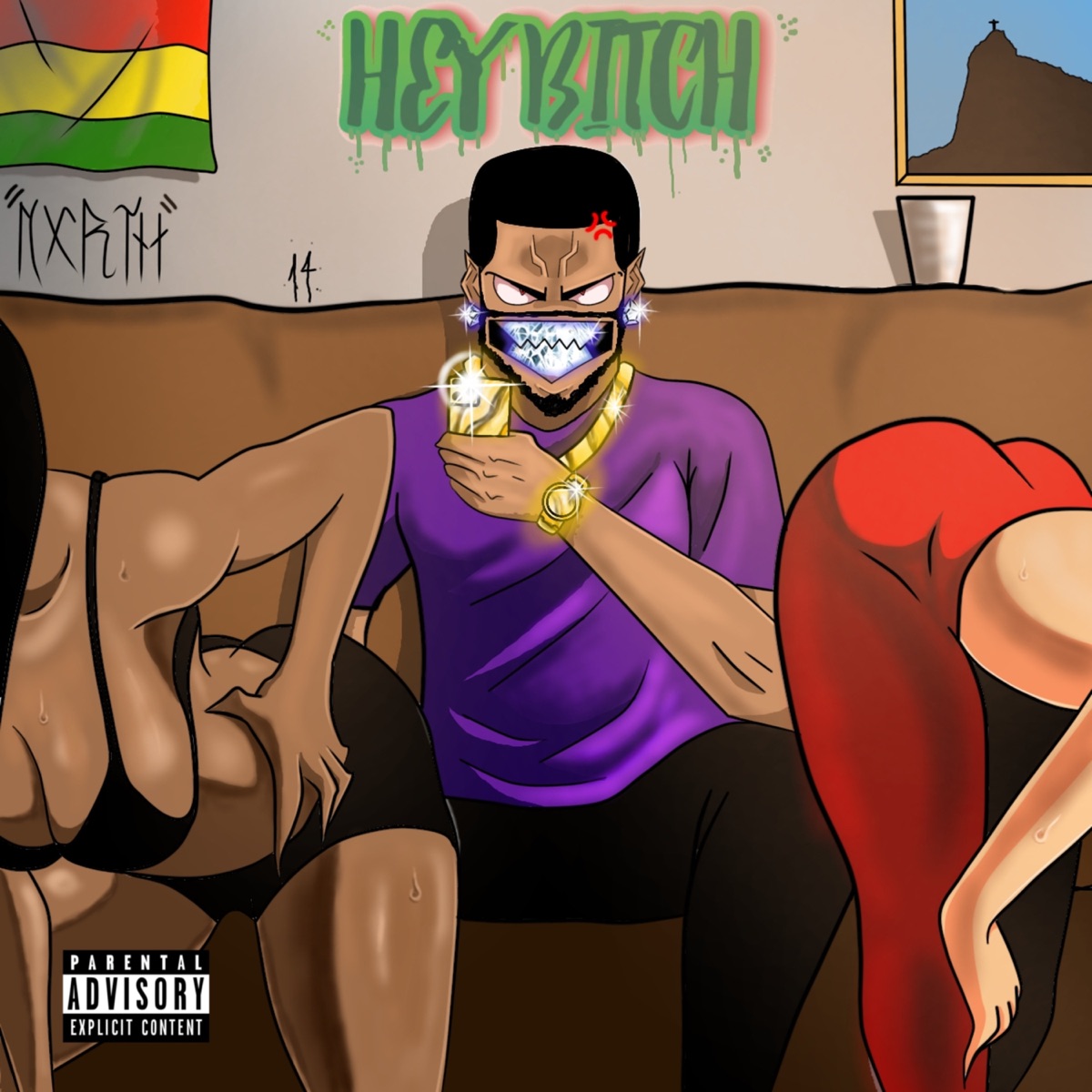 Hey Bitch - Single by NXRTH & DtartaBeats album cover