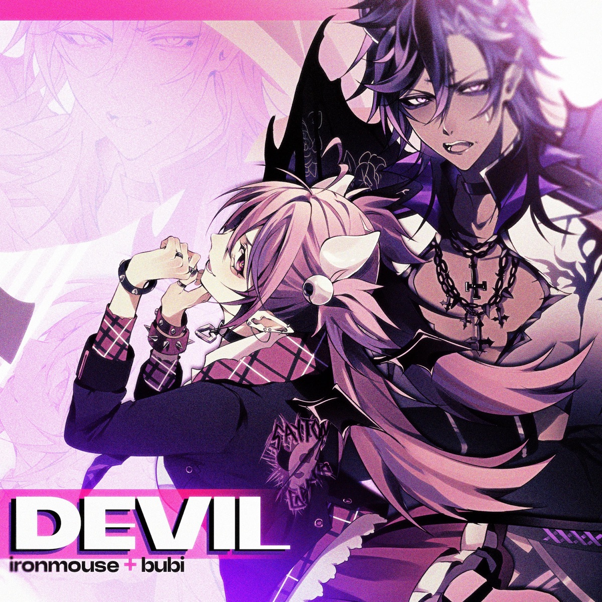 Devil (feat. Bubi) - Single by Ironmouse, shirobeats & HalaCG album cover