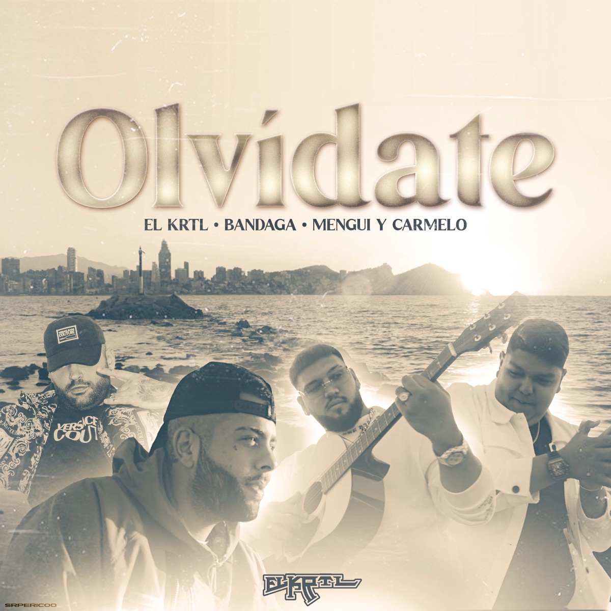 Olvídate - Single by El Krtl, Bandaga & Mengui y Carmelo album cover