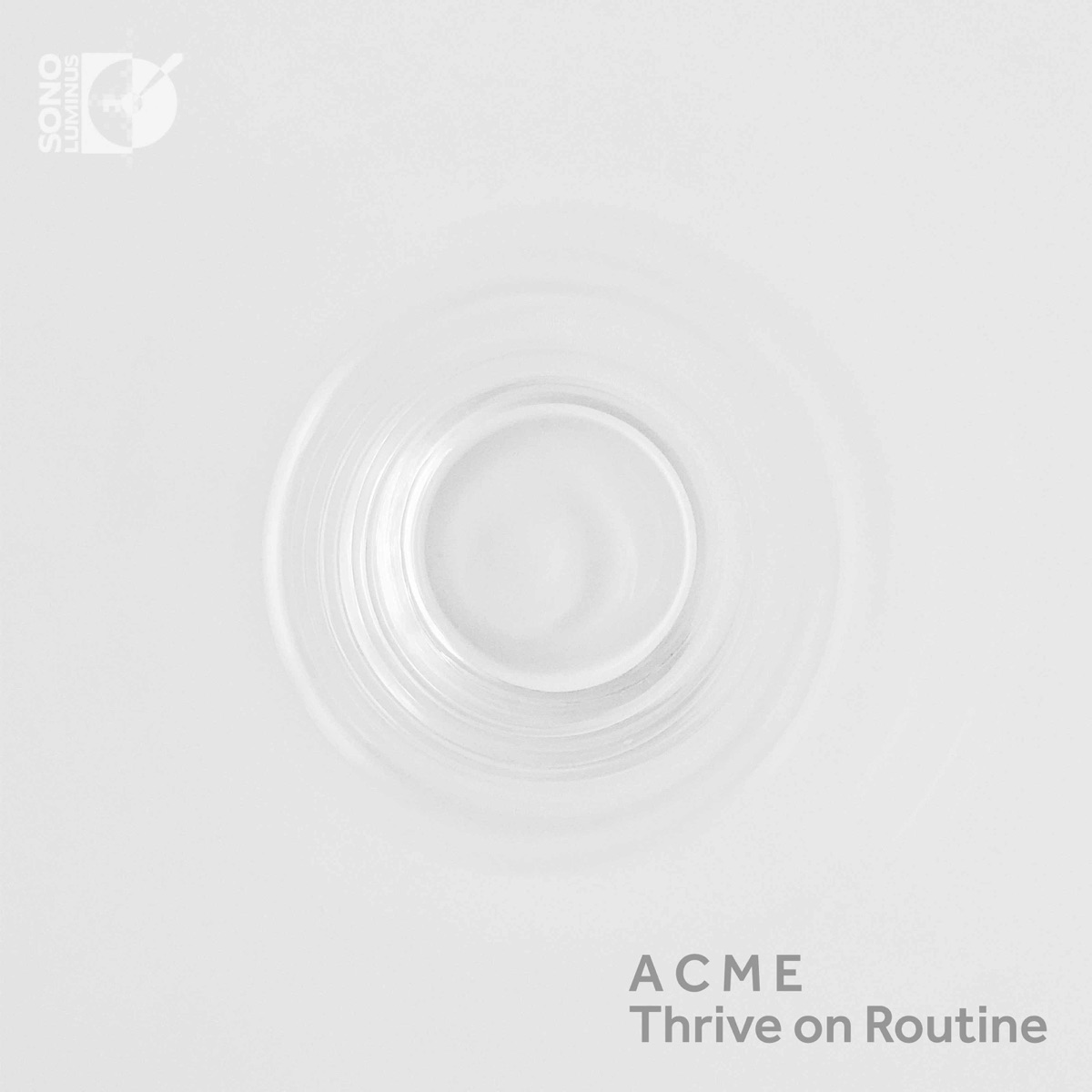 Thrive on Routine by American Contemporary Music Ensemble album cover
