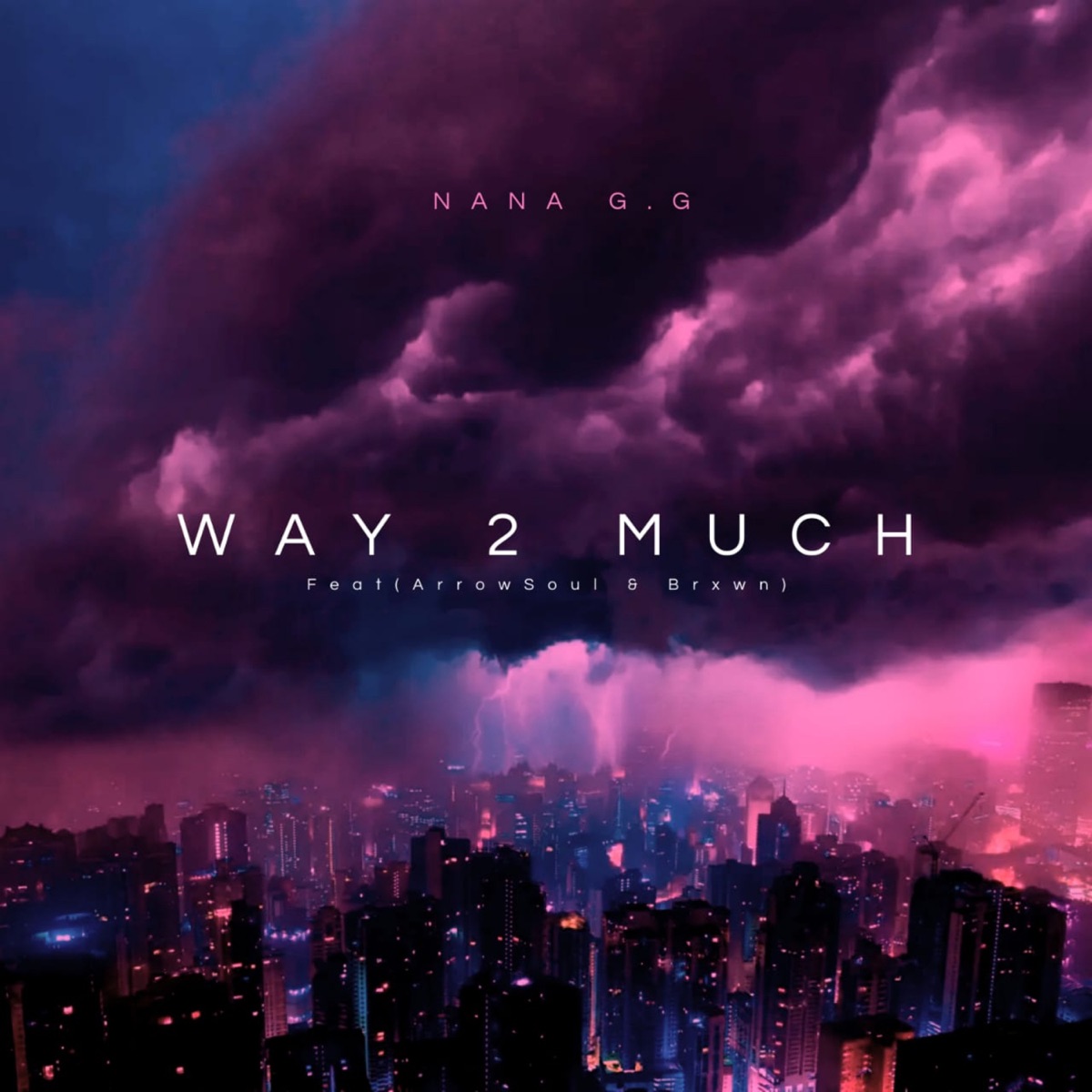 Way 2 Much (feat. Arrowsoul & Brxwn) - Single by Nana G.G album cover