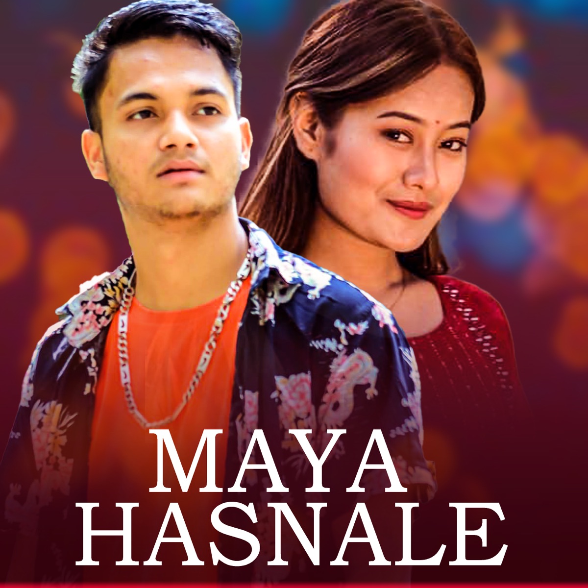 Maya Hasnale - Single by Man Singh Khadka & Tika Jasi album cover