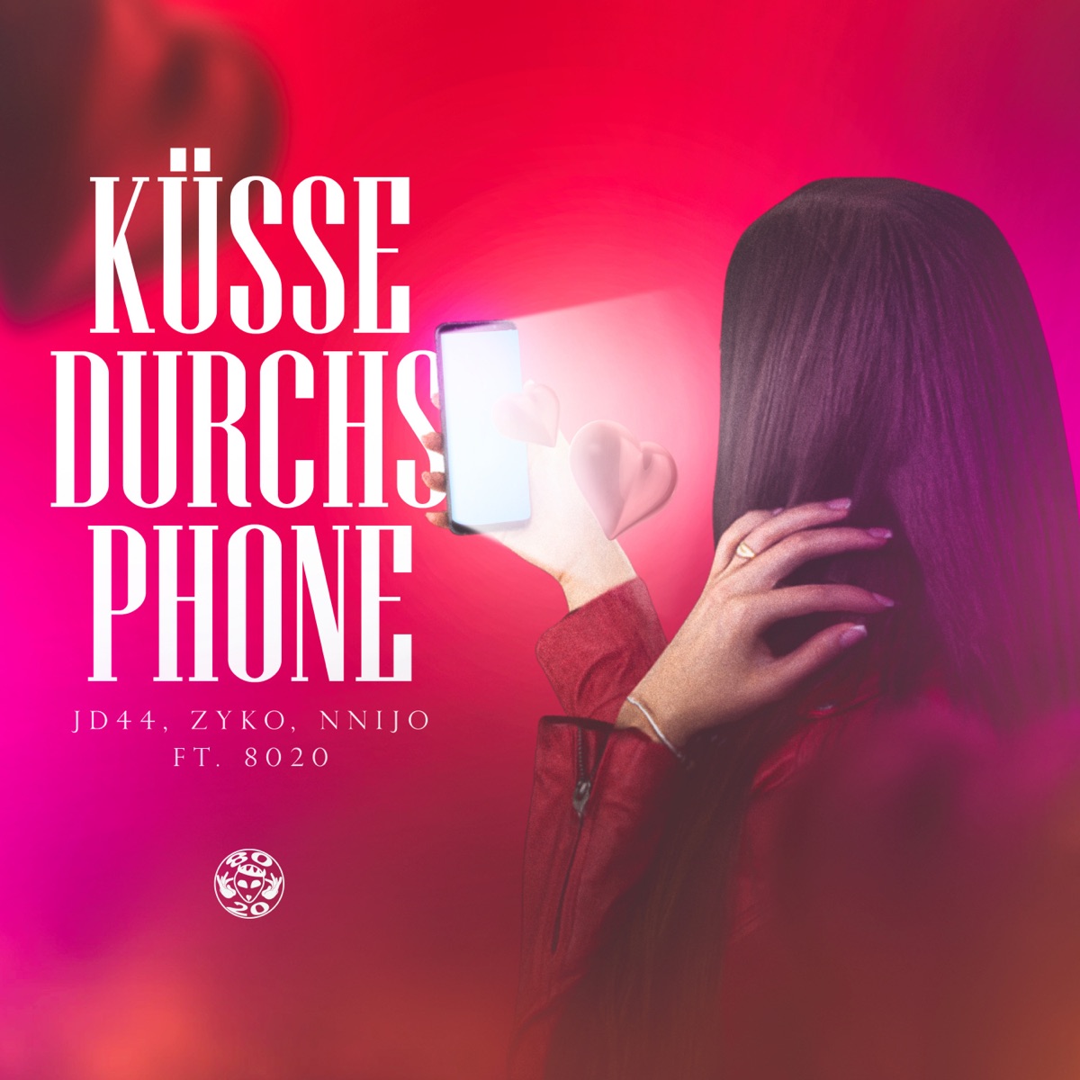 Küsse durchs Phone (feat. nnijo) - Single by JD44, zyko & 8020 album cover