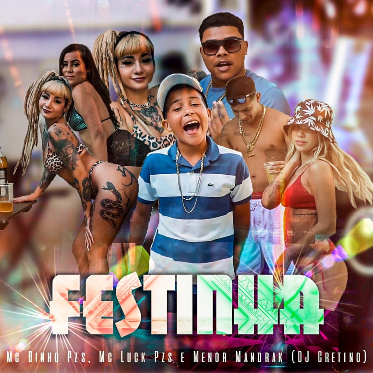 Festinha - Single by Mc LuckPzs, Mc Binho Pzs & Mc Menor Mandrak album cover
