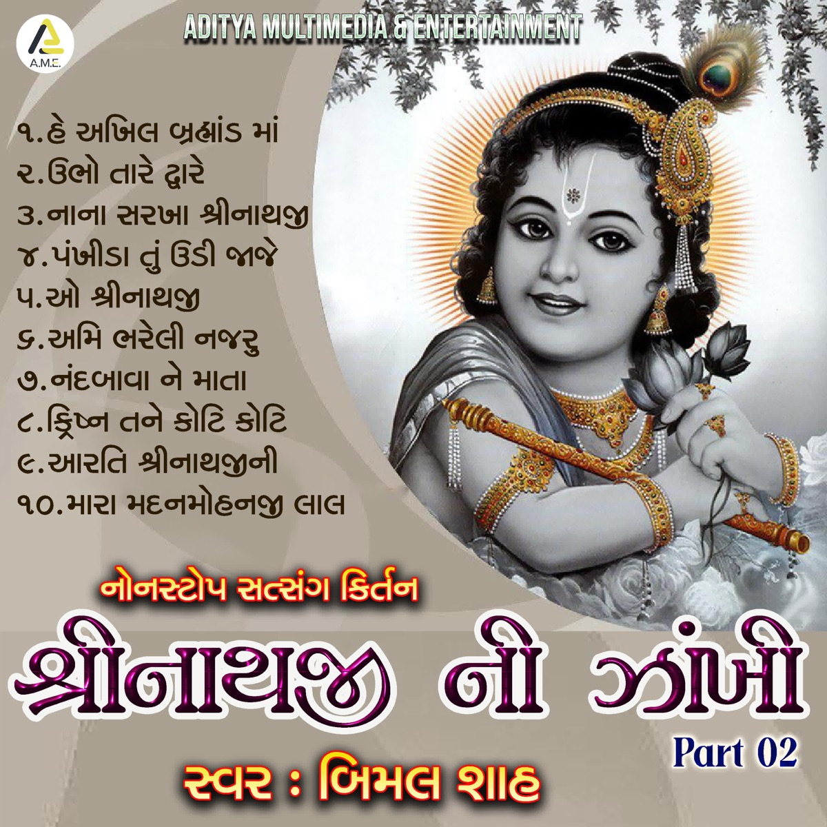 Shrinathji Ni Zankhi-Nonstop Satsang Kirtan Part 02 by Bimal Shah album cover