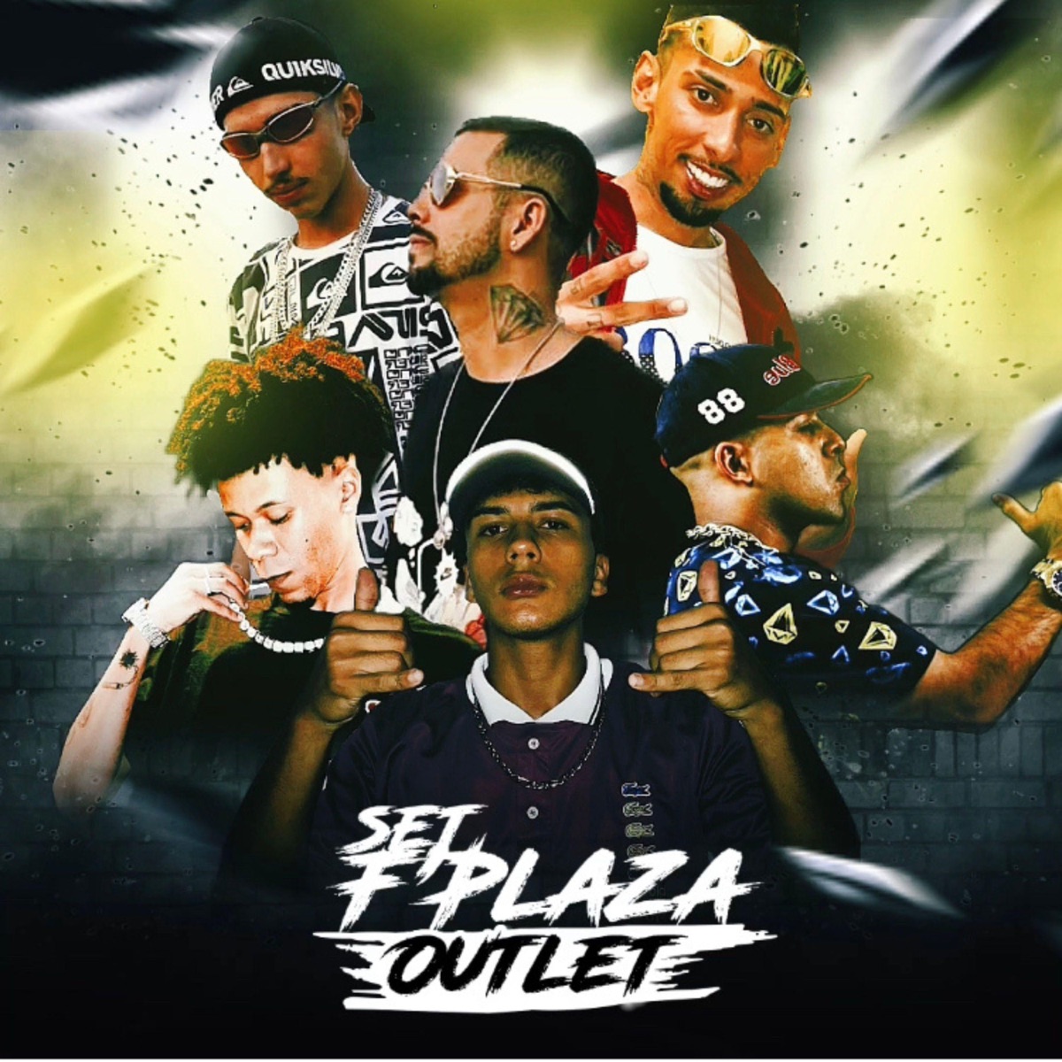 Set f plaza outlet (feat. Mc Batata Zo, Mc Pik, Mc Fl, Mc Igor Jm, Mc Chnaya & Dj Vago) - Single by Mc plaza sp album cover