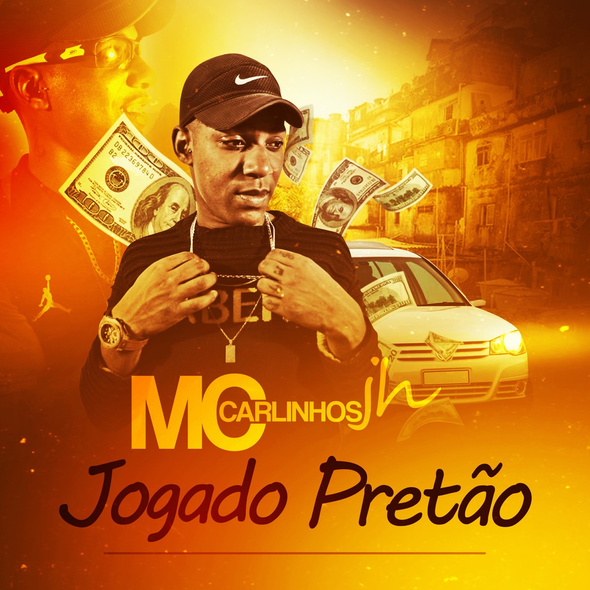 Jogado Pretão (feat. FERNANDO RIBEIRO FR) - Single by MC CARLINHOS JH album cover