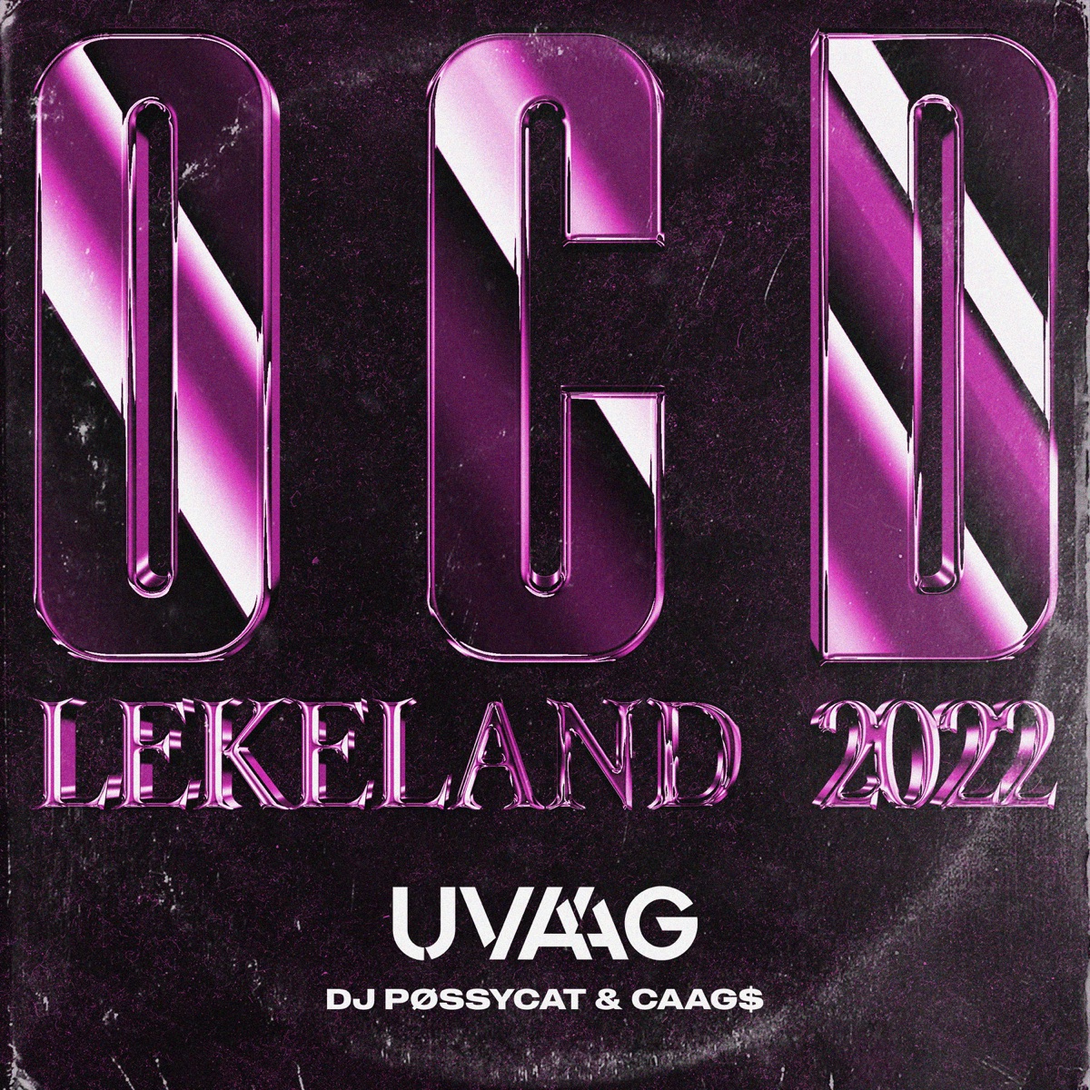 OCD (Lekeland 2022) - Single by Uvaag, DJ Pøssycat & Cagg$ album cover