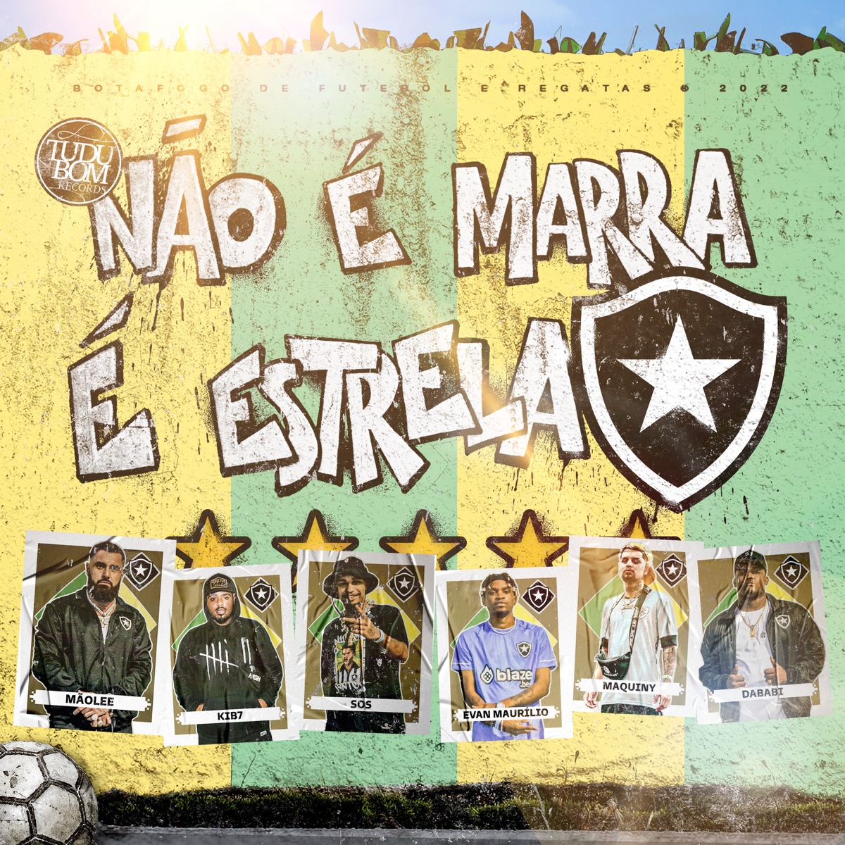É Estrela (feat. Sos, Evan Maurilio & Maquiny) - Single by Botafogo, Mãolee & Dababi 212 album cover