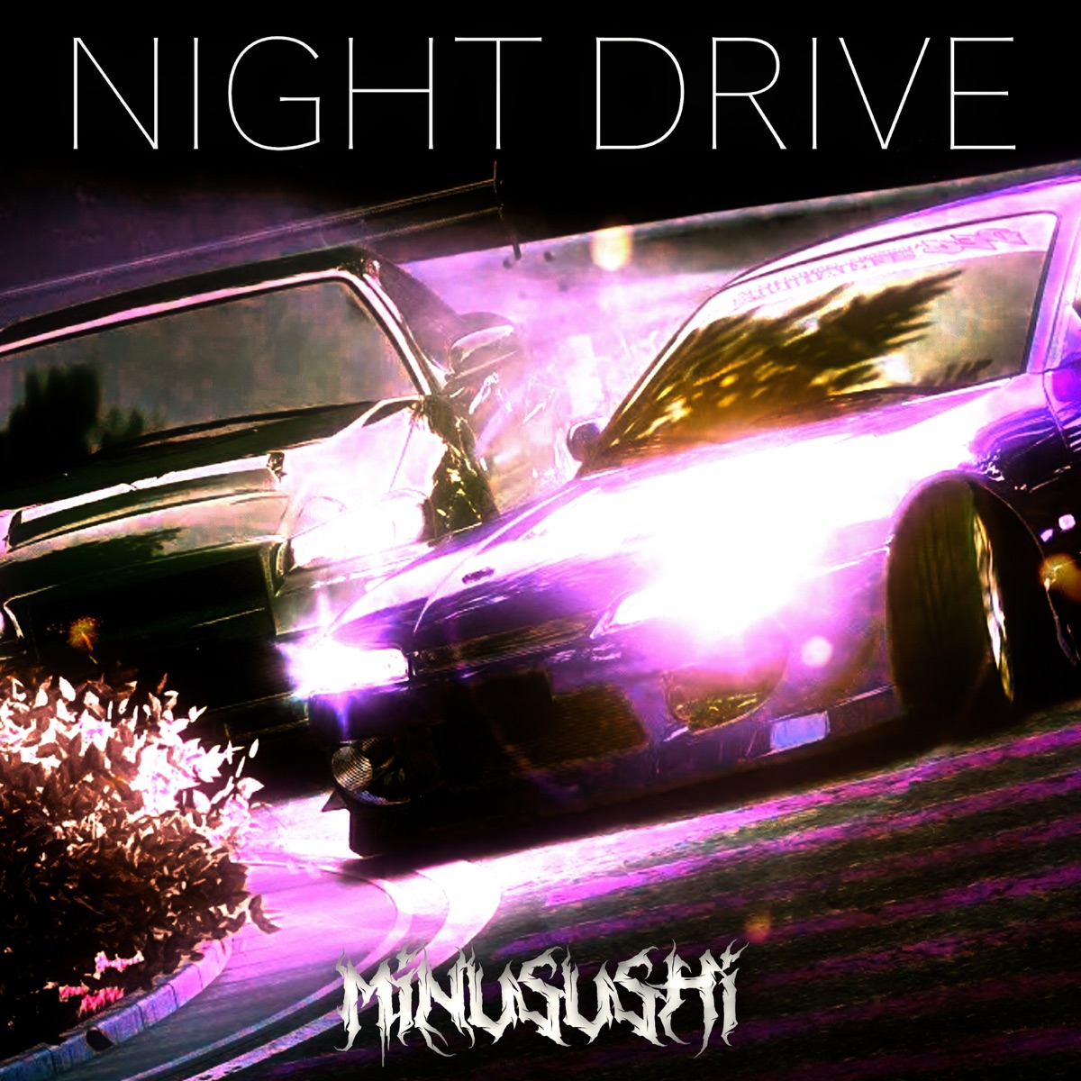 NIGHT DRIVE - Single by MINUSUSHI album cover