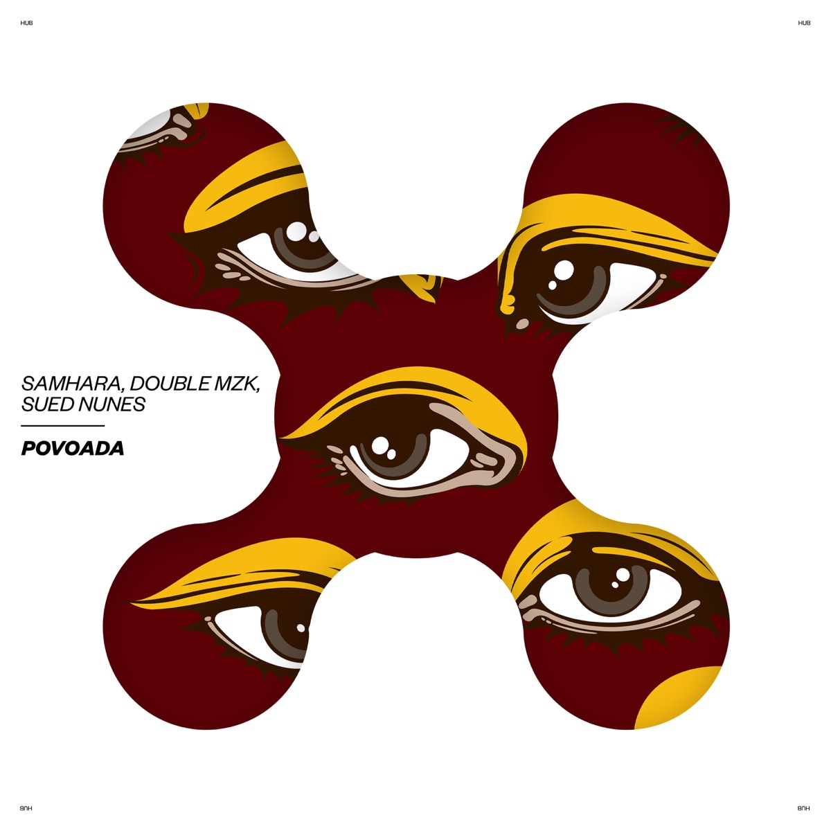 Povoada - Single by Samhara, Double MZK & Sued Nunes album cover