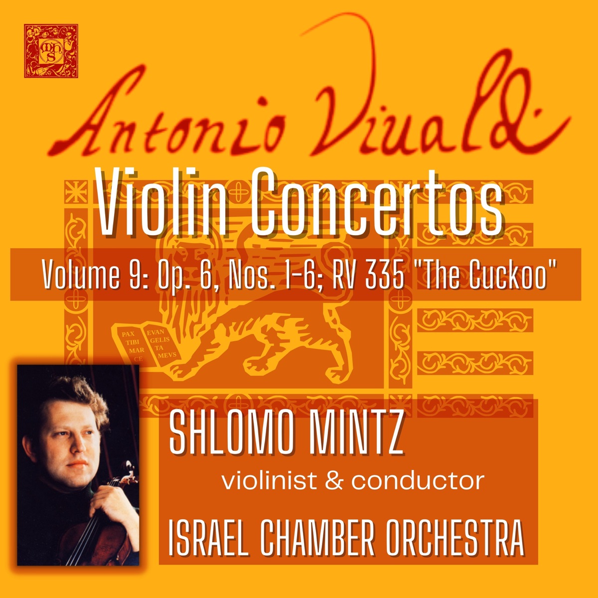 Vivaldi Collection, Violin Concertos Volume IX by Shlomo Mintz, Israel Chamber Orchestra & Schlomo Mintz album cover