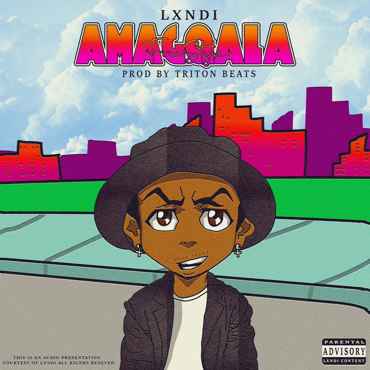 Amagqala Freestyle - Single by Lxndi album cover