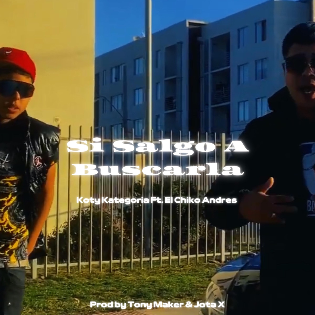 SI SALGO A BUSCARLA (feat. Koty Kategoria & El Chiko Andres) - Single by Tony Maker album cover