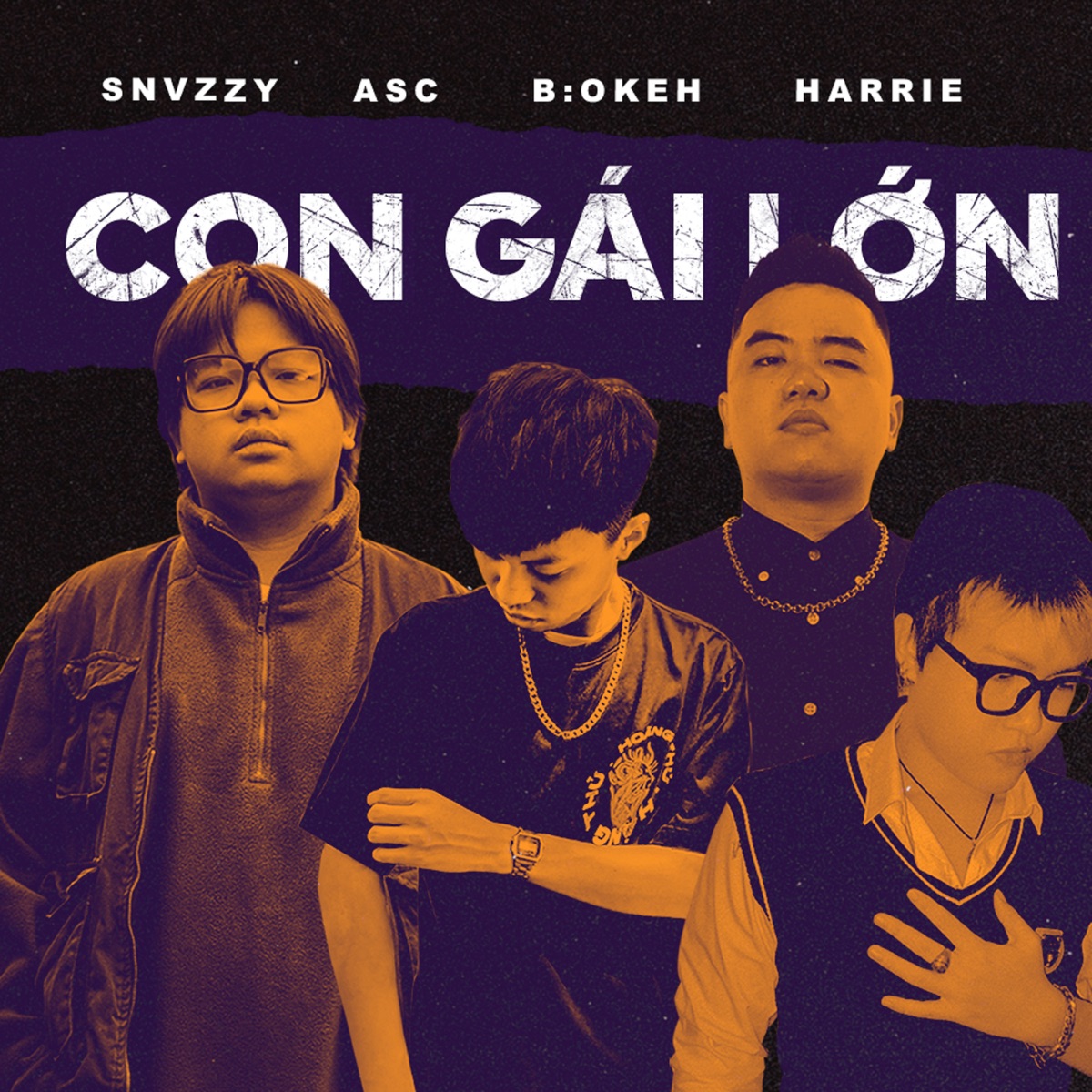 CON GÁI LỚN (feat. SNVZZY & ASC) - Single by Bokeh album cover