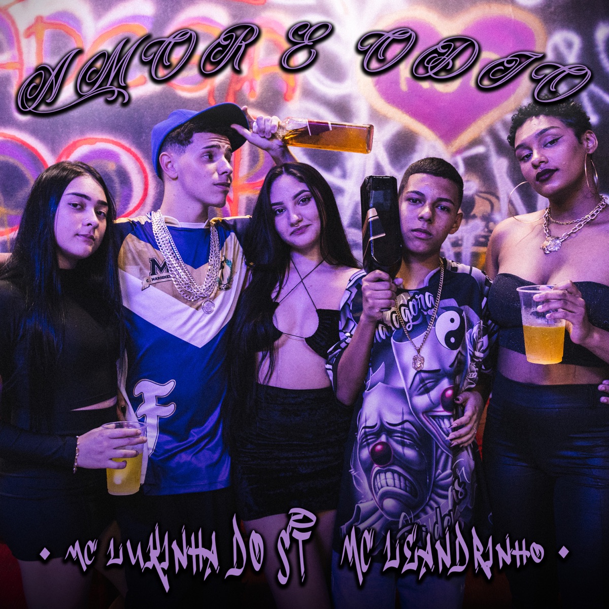Amor e Ódio (feat. Mc Leandrinho) - Single by MC Lukinha do ST & ViNZ album cover