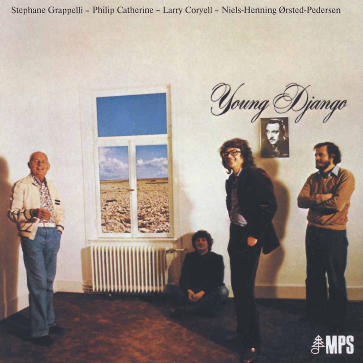 Young Django (with Philip Catherine, Larry Coryell & Niels-Henning Ørsted Pedersen) by Stéphane Grappelli album cover