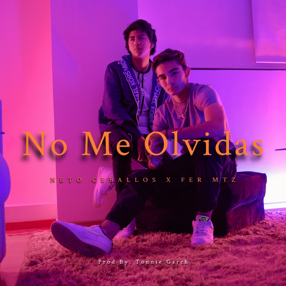 No Me Olvidas - Single by Neto Ceballos & Fer Mtz album cover