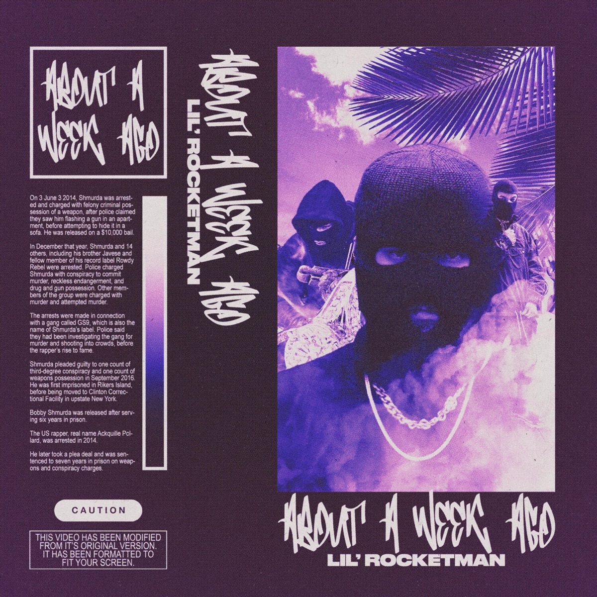 About a Week Ago - Single by Lil' Rocketman album cover