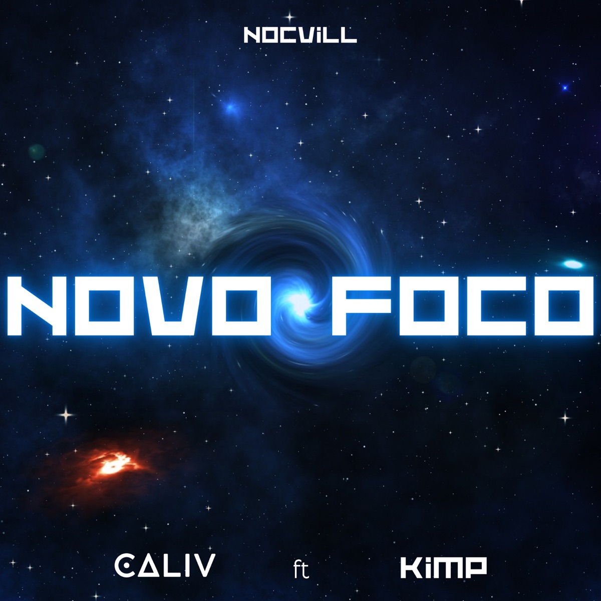 Novo Foco (feat. Kimp) - Single by caliv album cover
