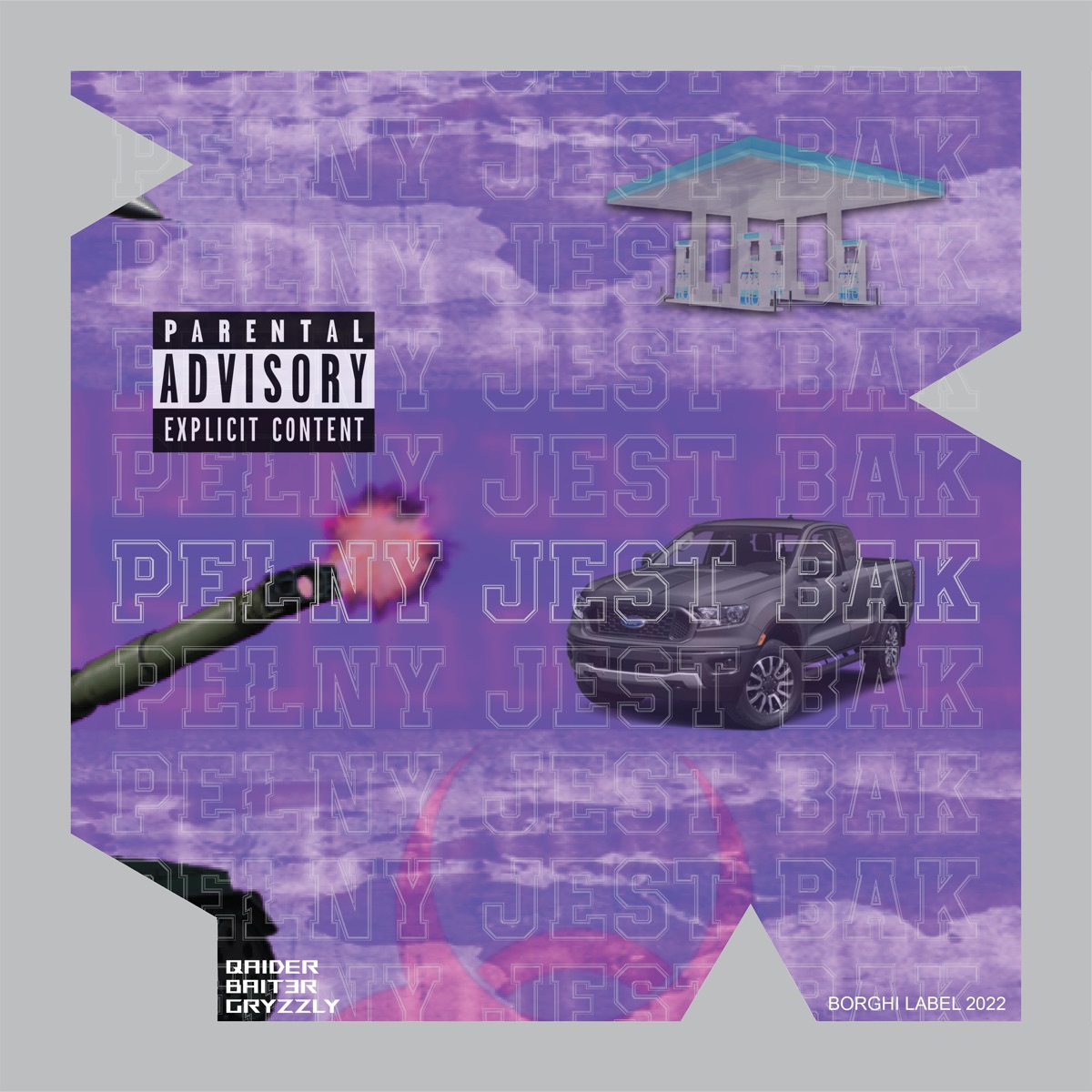 Pełny jest bak (feat. Gryzzly) - Single by seb10 & Qaider album cover