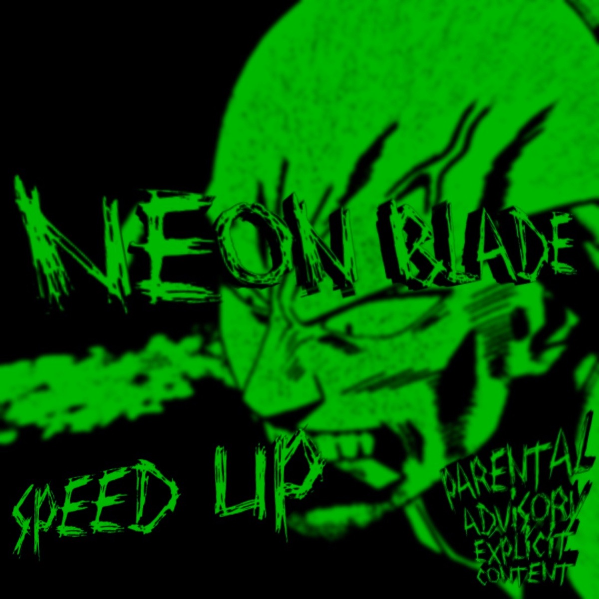 NEON BLADE (Sped Up) - Single by MoonDeity album cover