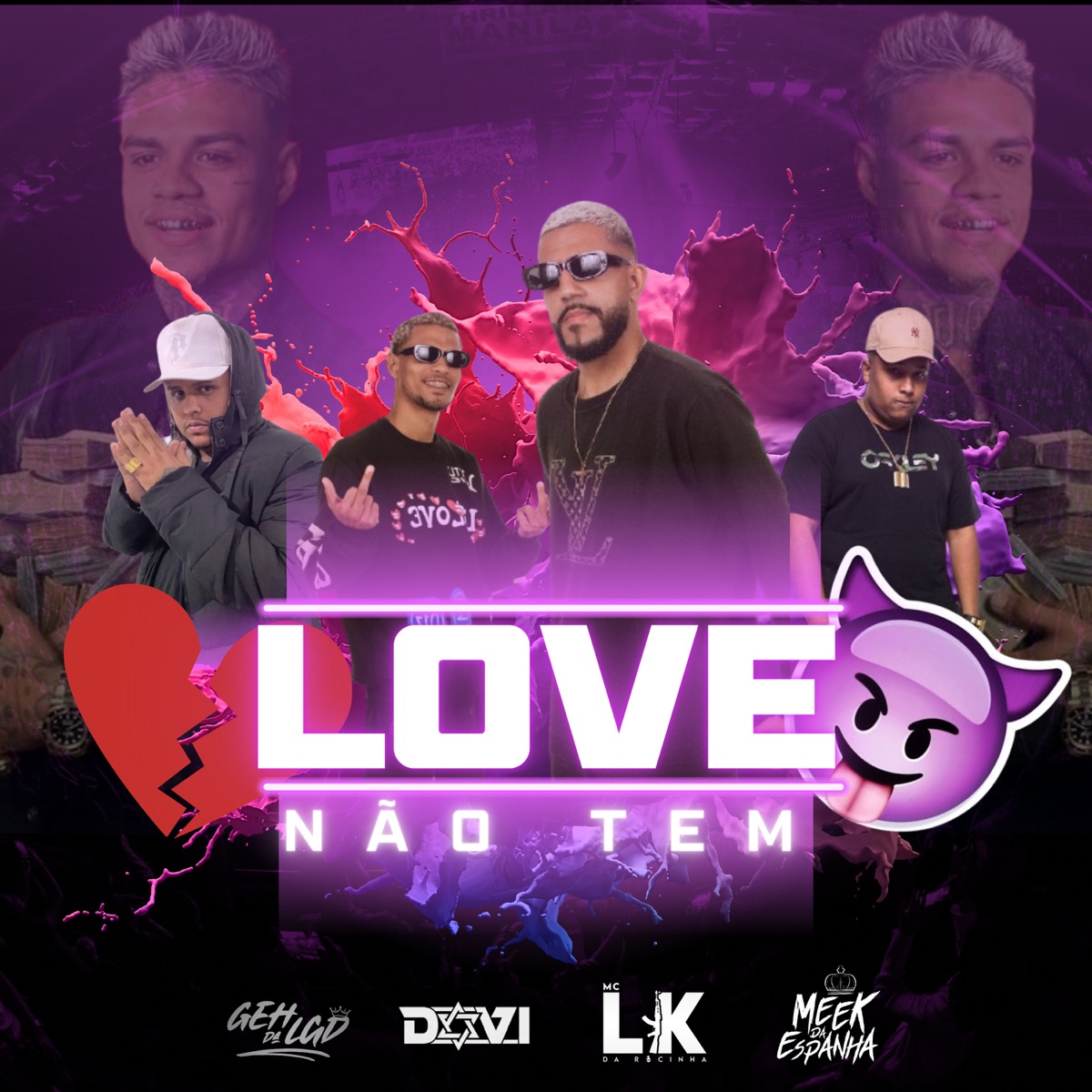 Love Não Tem - Single by mc lk da rocinha, DJDAVIDOB13, DJ Meek & DJ Geh da LGD album cover