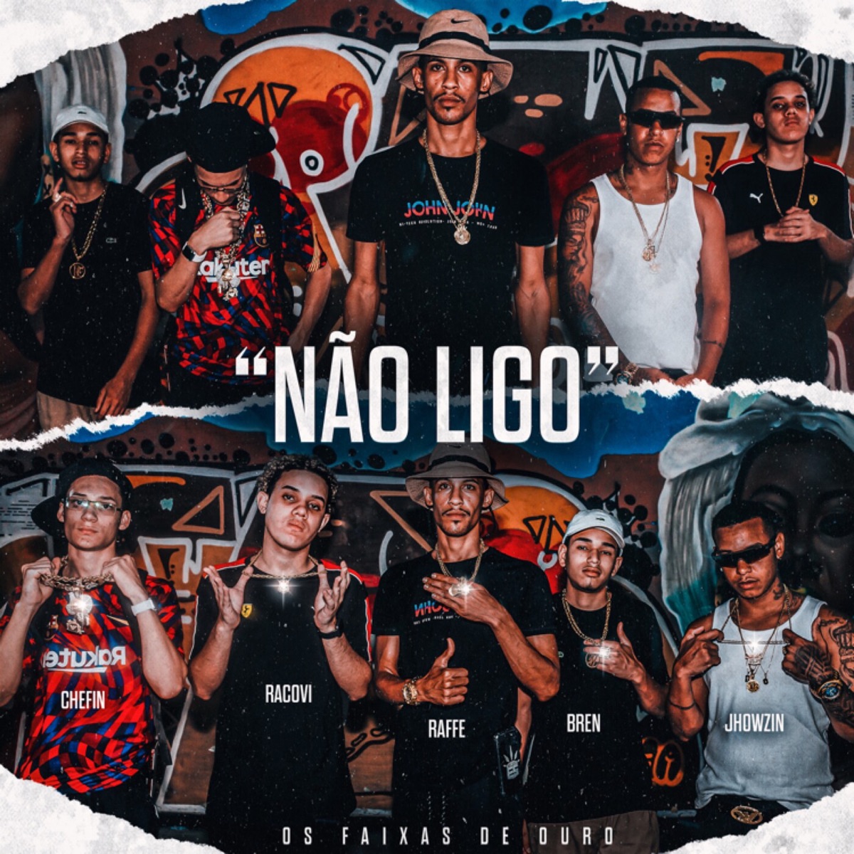 NÃO LIGO - Single by Distrito 23, Chefin, Jhowzin, Raffé, Racovi Oficial & Bren Oficial album cover