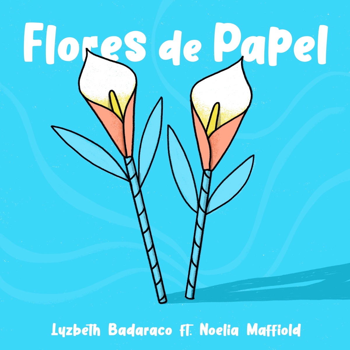 Flores De Papel (feat. Noelia Maffiold) - Single by Lyzbeth Badaraco album cover