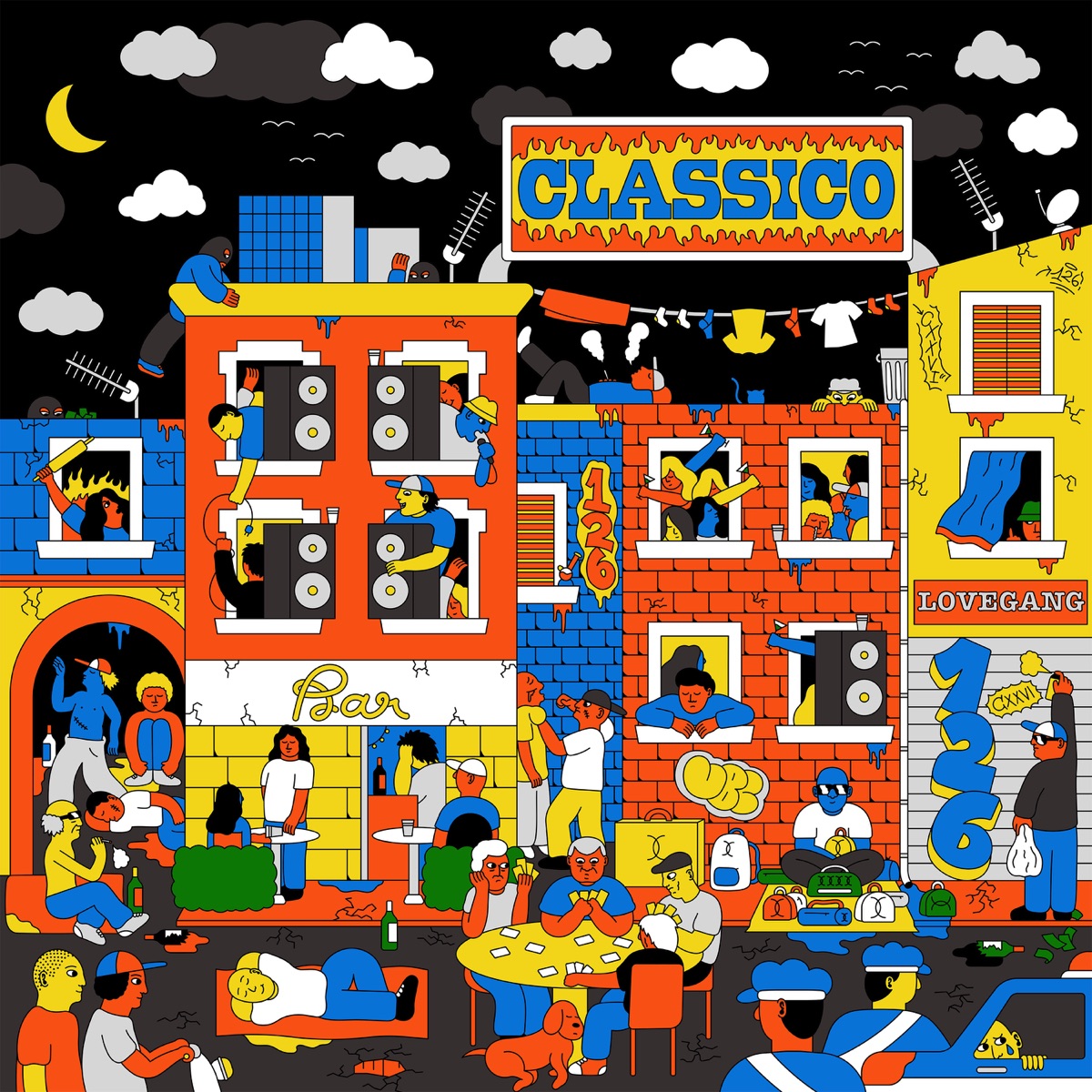 Classico (feat. Pretty Solero, Franco126, Asp126, Ketama126 & Ugo Borghetti) - Single by Lovegang126 album cover
