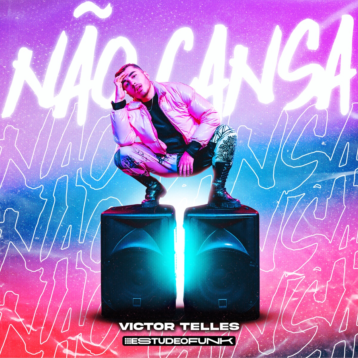 Não Cansa (feat. DJ Swag do Complexo & #EstudeOFunk) - Single by Victor Telles album cover