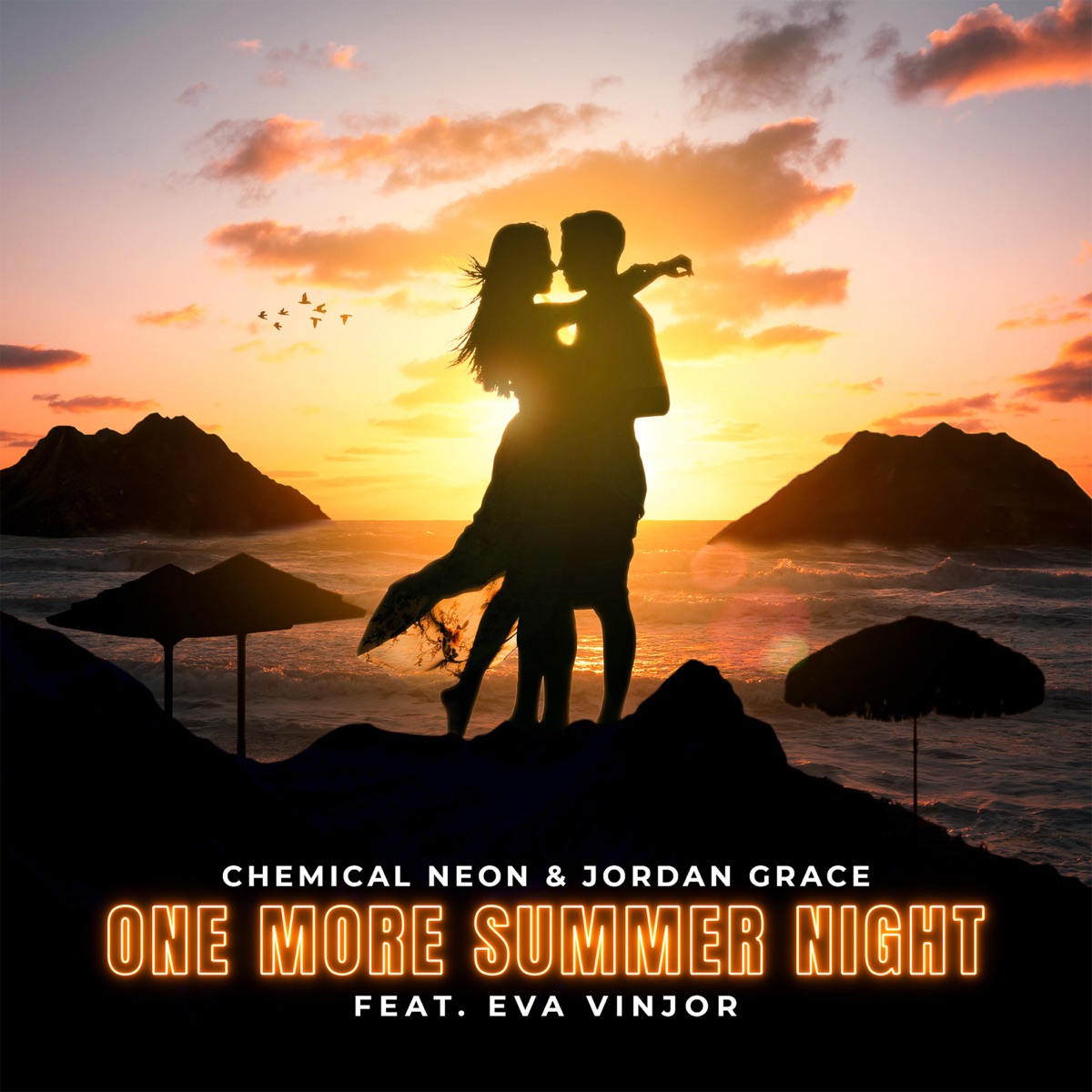 One More Summer Night - Single by Chemical Neon, Jordan Grace & Eva Vinjor album cover