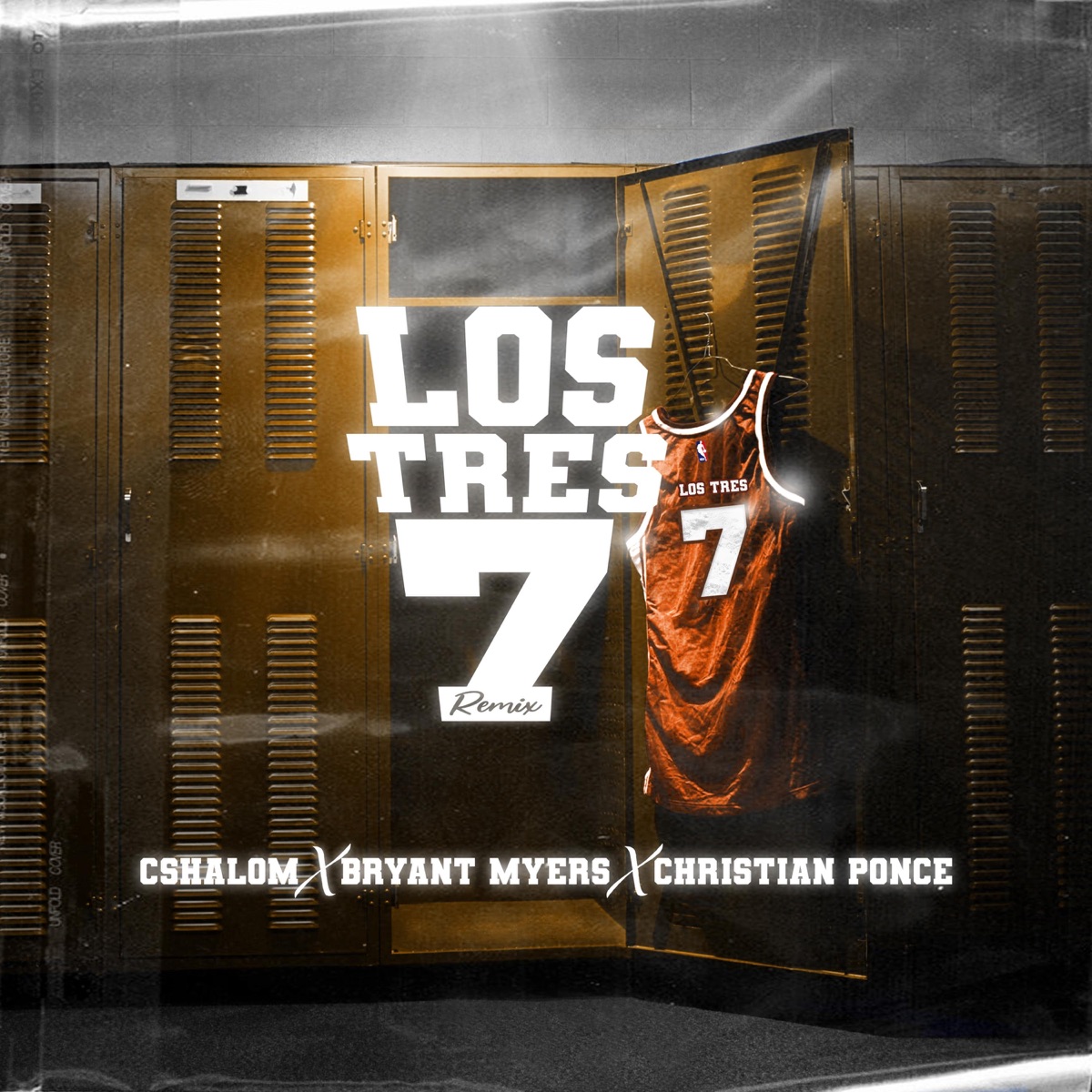 Los Tres 7 (Remix) - Single by CSHALOM, Bryant Myers & Christian Ponce album cover