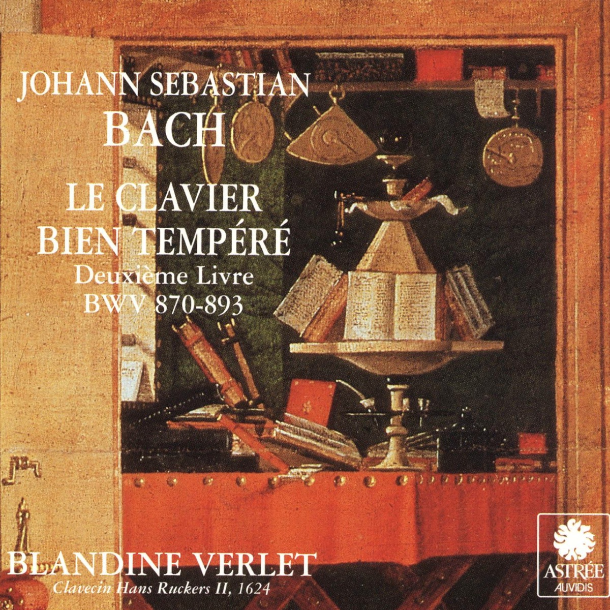 J. S. Bach: Le clavier bien tempéré, Livre II by Blandine Verlet album cover